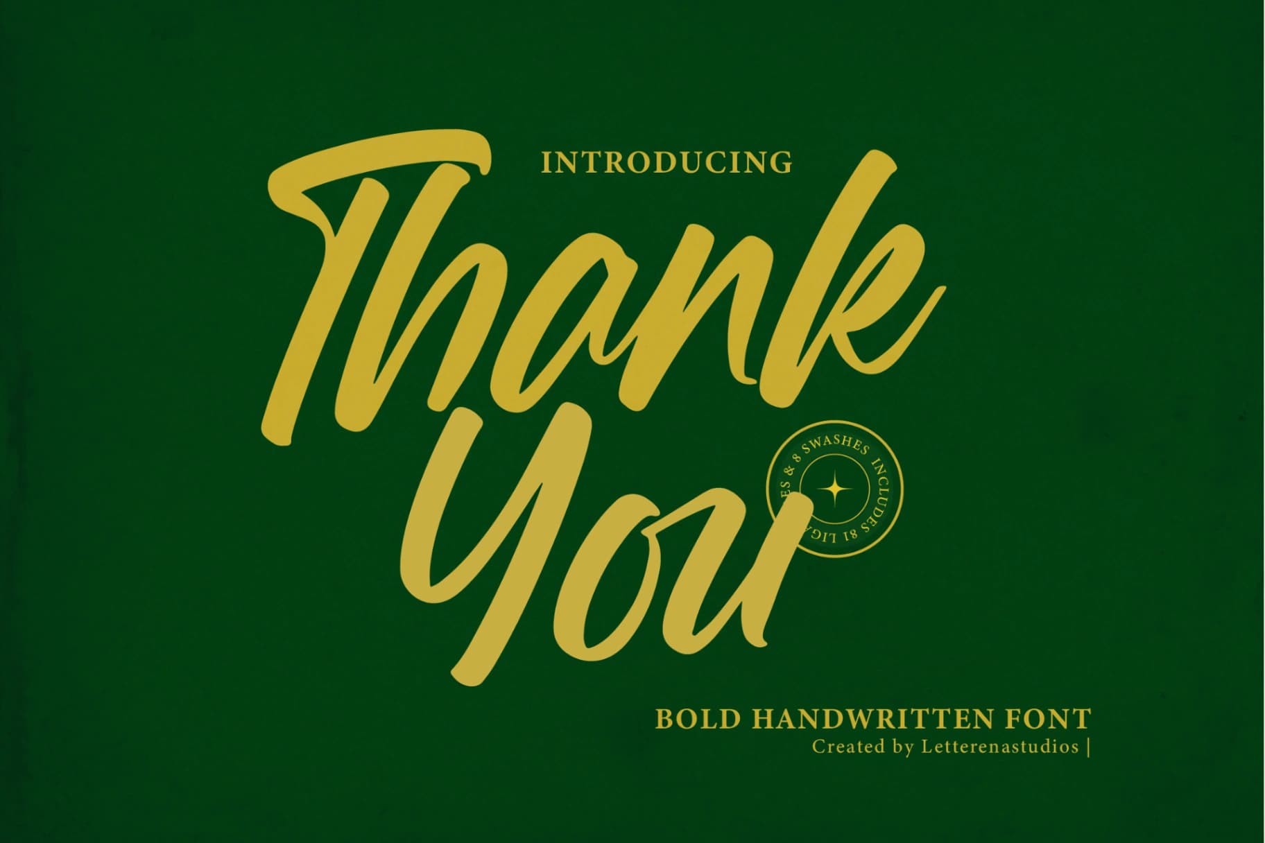 Preview 15 for Royalett Santhun - Bold Handwritten Font