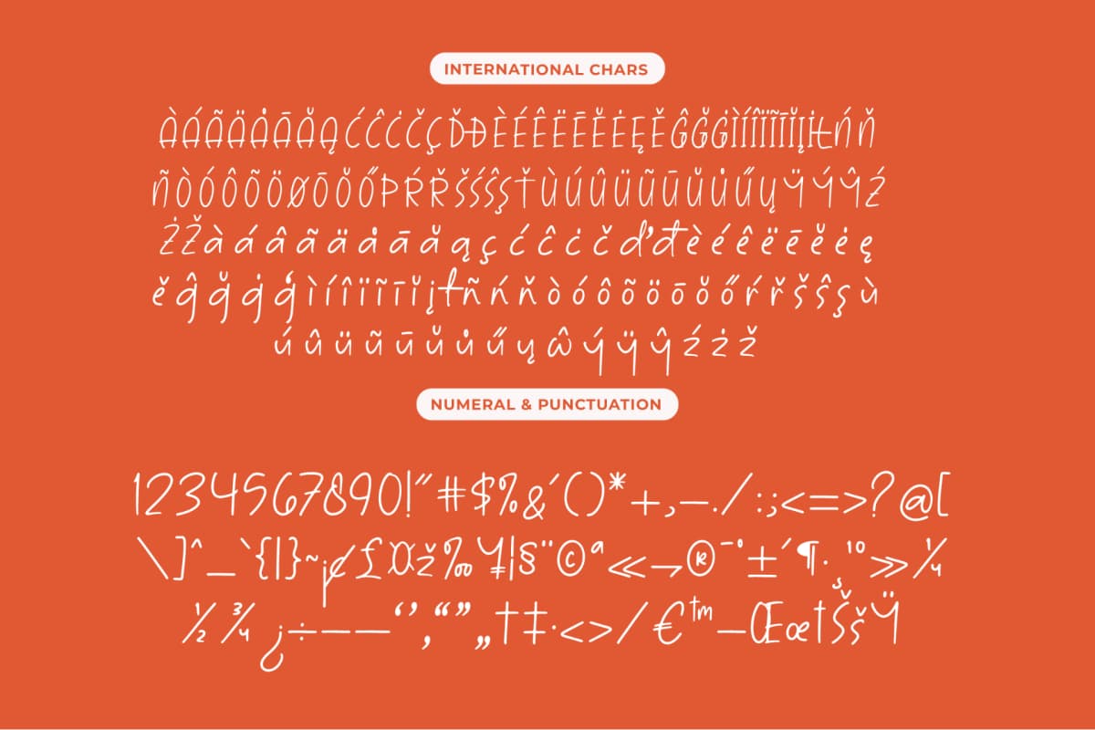 Preview 14 for Thursday Marchi - Sticky Note Font