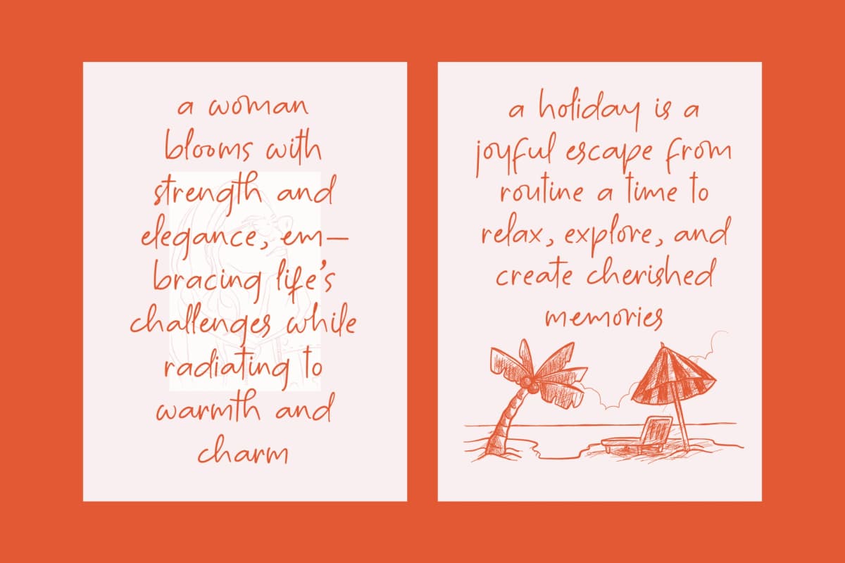Preview 12 for Thursday Marchi - Sticky Note Font