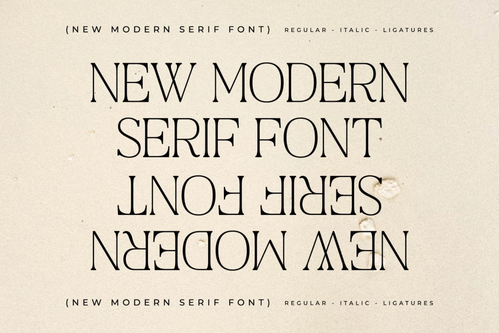 Preview 3 for Craftern - New Modern Serif Font