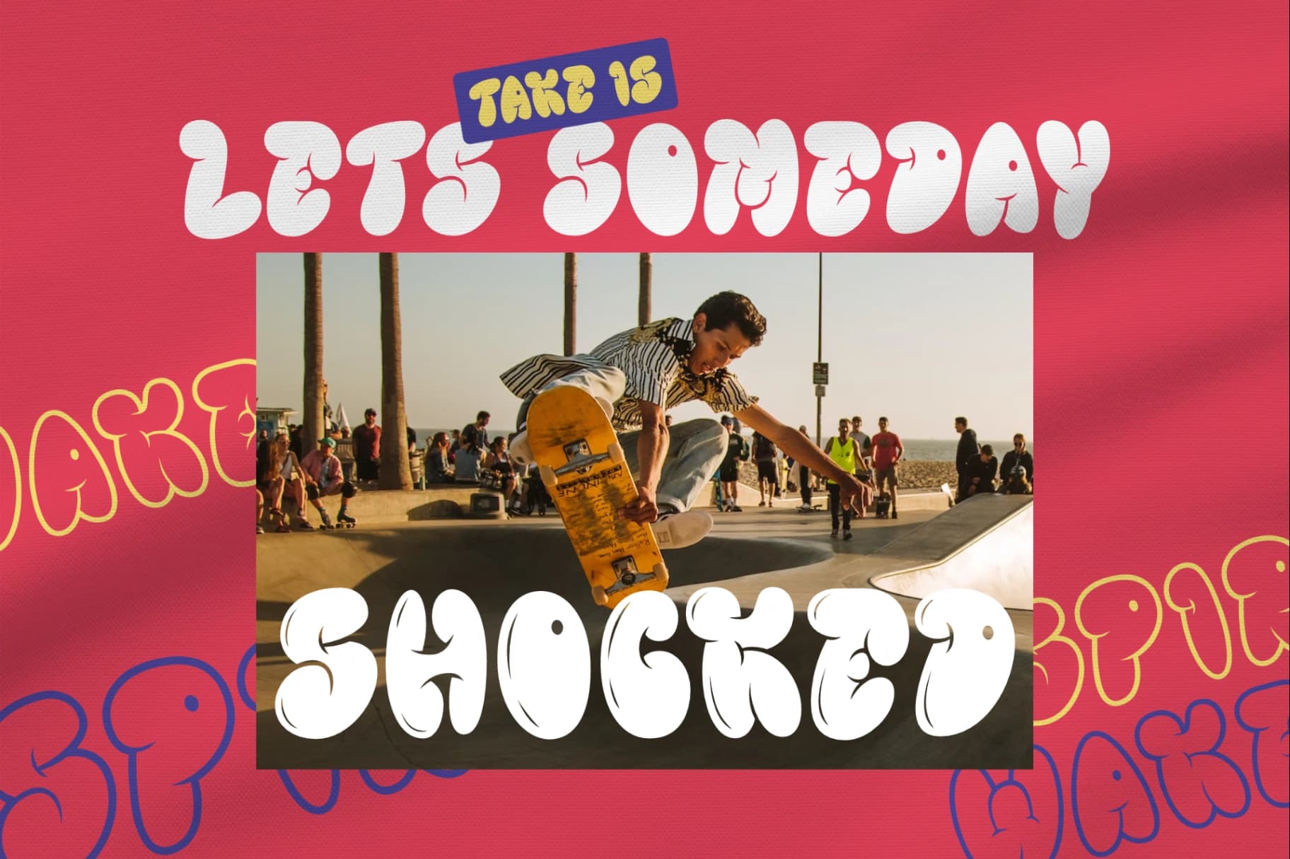 Preview 3 for Glorest Shufle - A Display Font