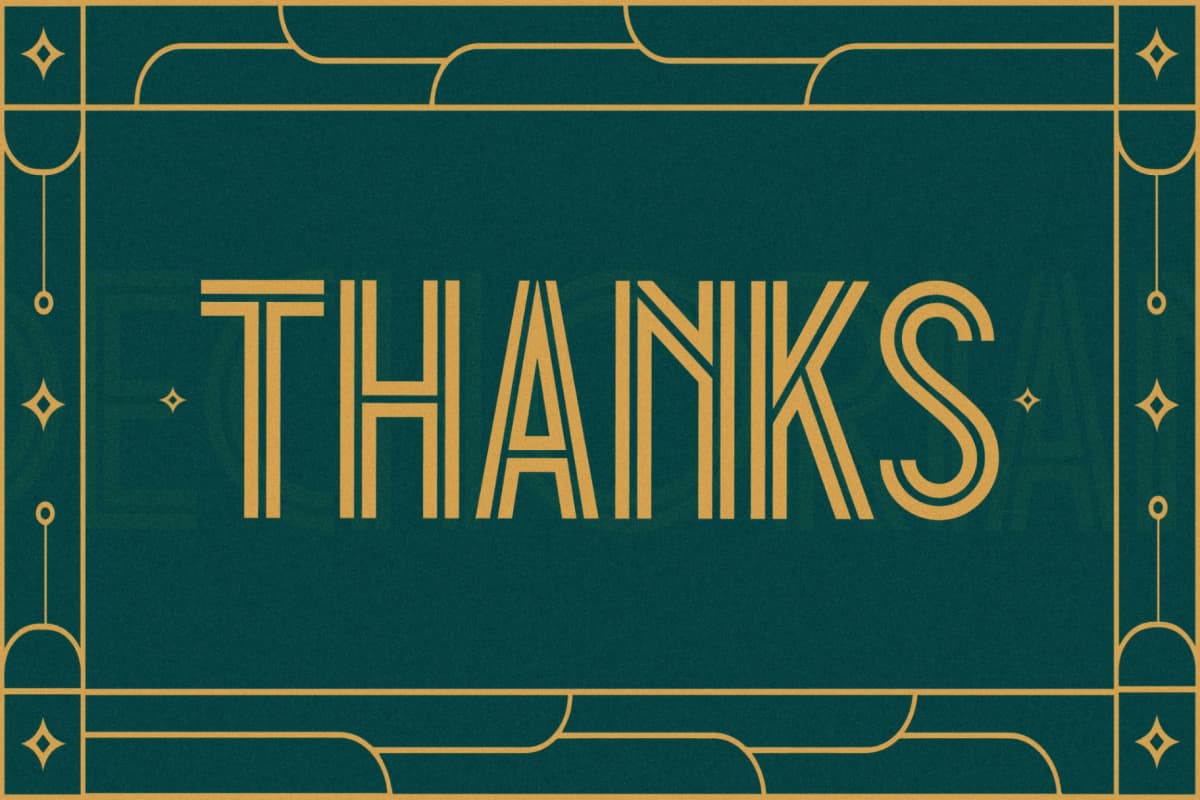 Dechorian - New Art Deco Font font preview 15