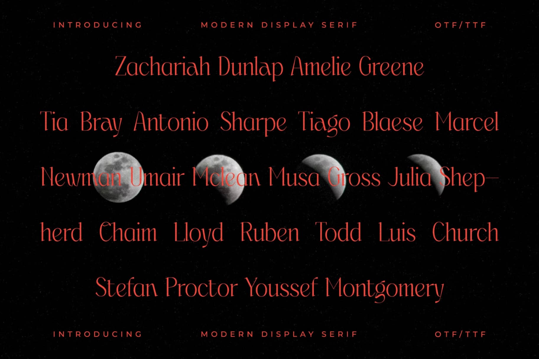 Preview 7 for Wersfiga - Modern Display Serif Font
