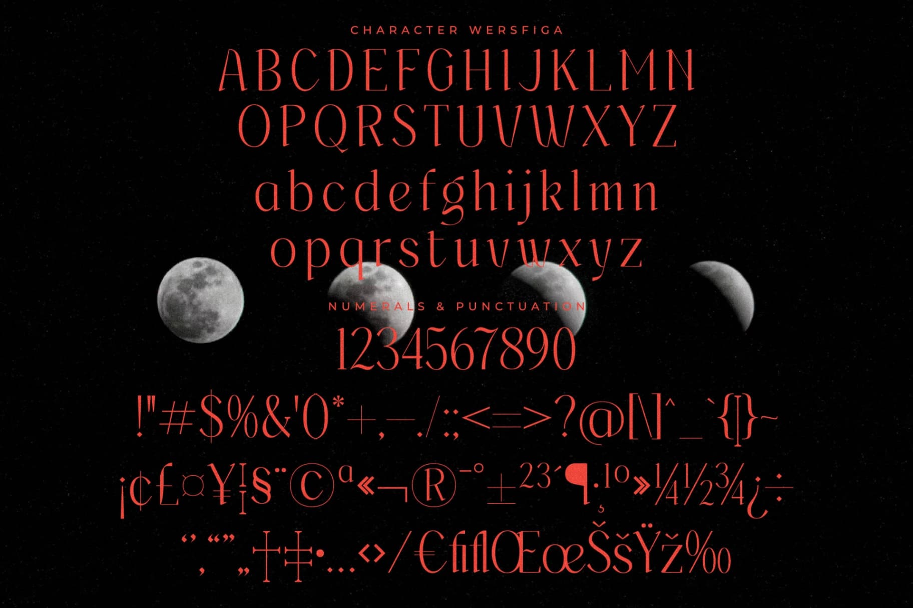 Preview 13 for Wersfiga - Modern Display Serif Font