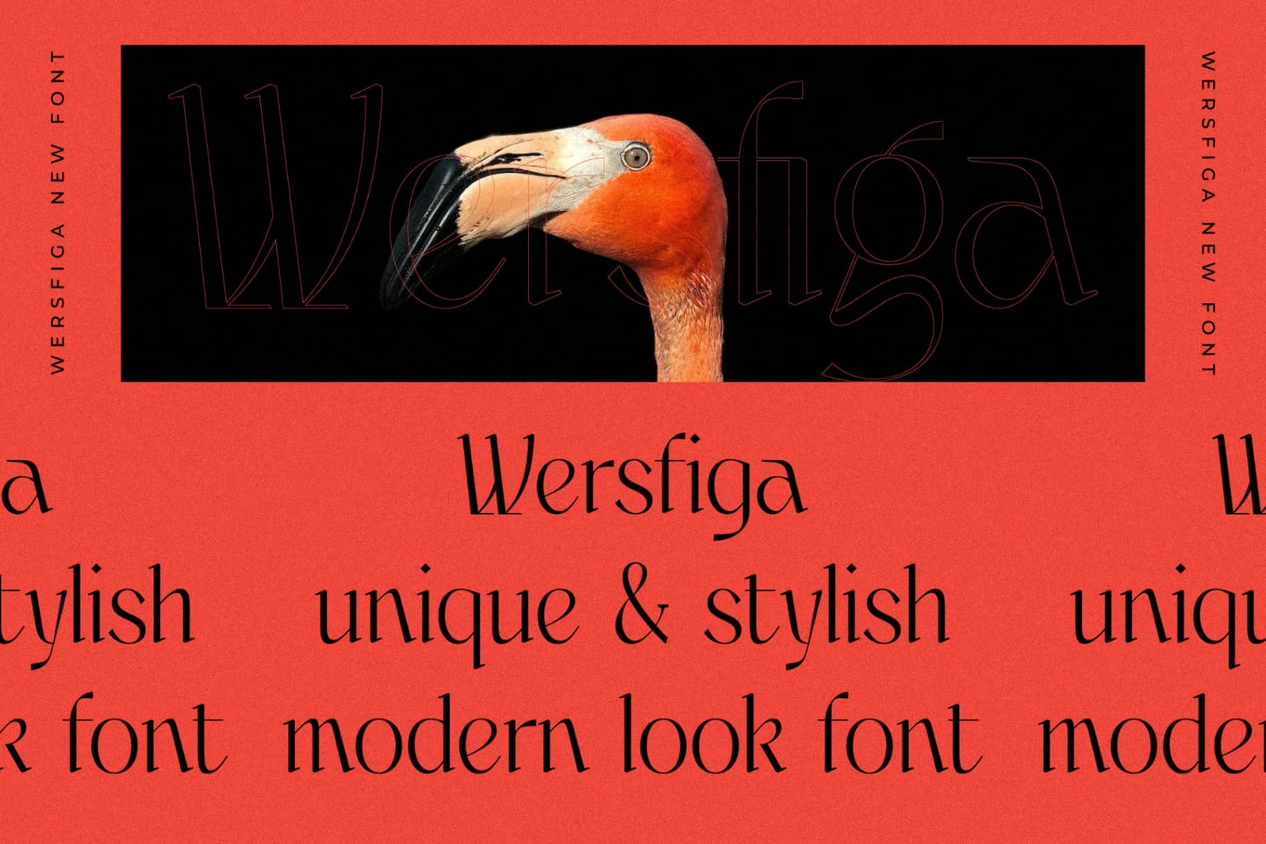 Preview 2 for Wersfiga - Modern Display Serif Font