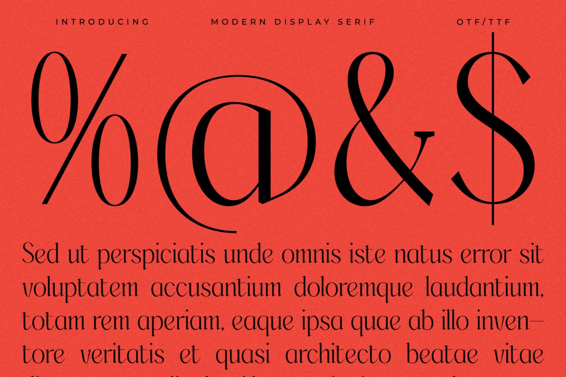 Preview 6 for Wersfiga - Modern Display Serif Font