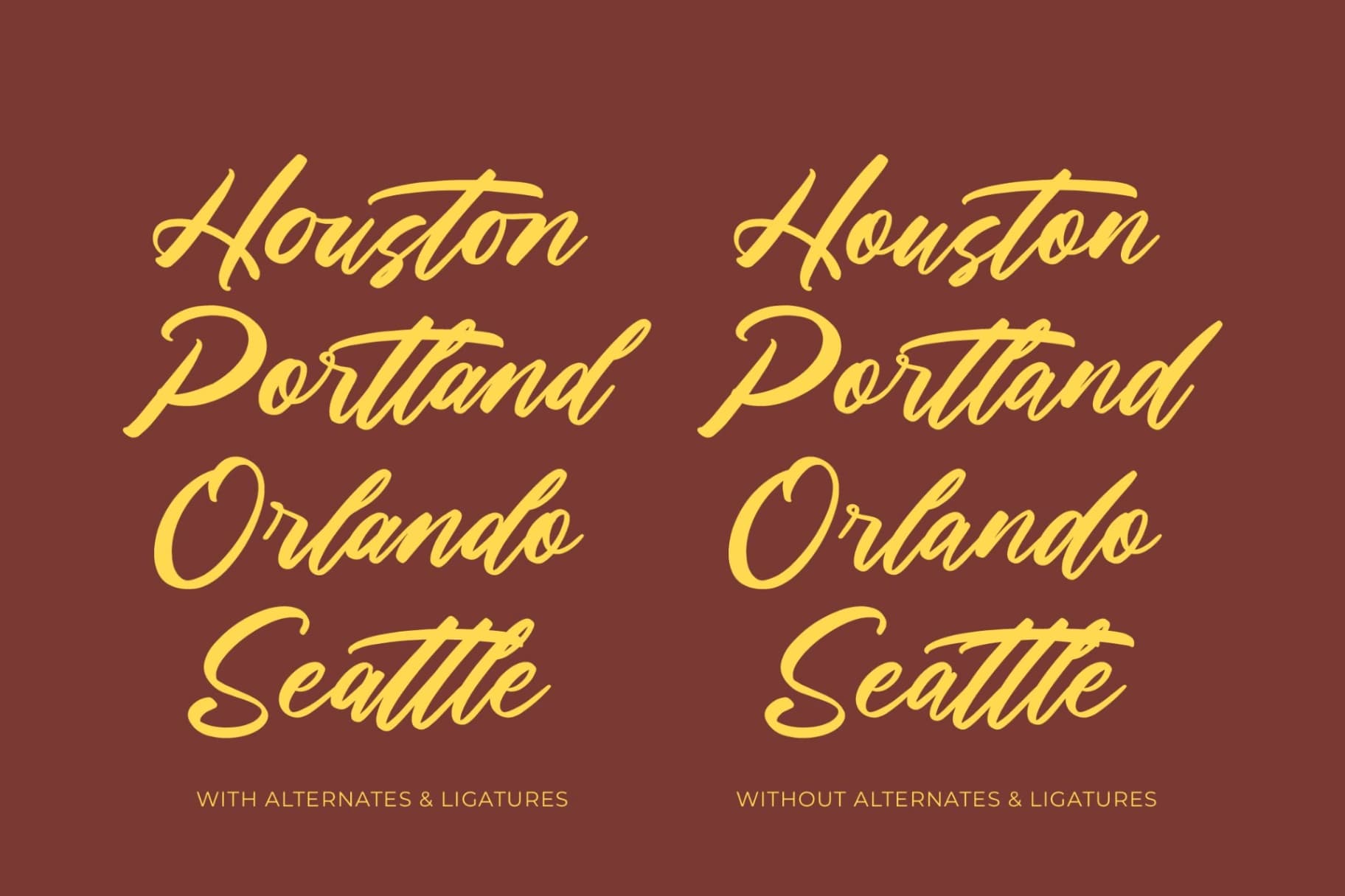 Preview 7 for Stylish Rackets – Beautiful Handwritten Font