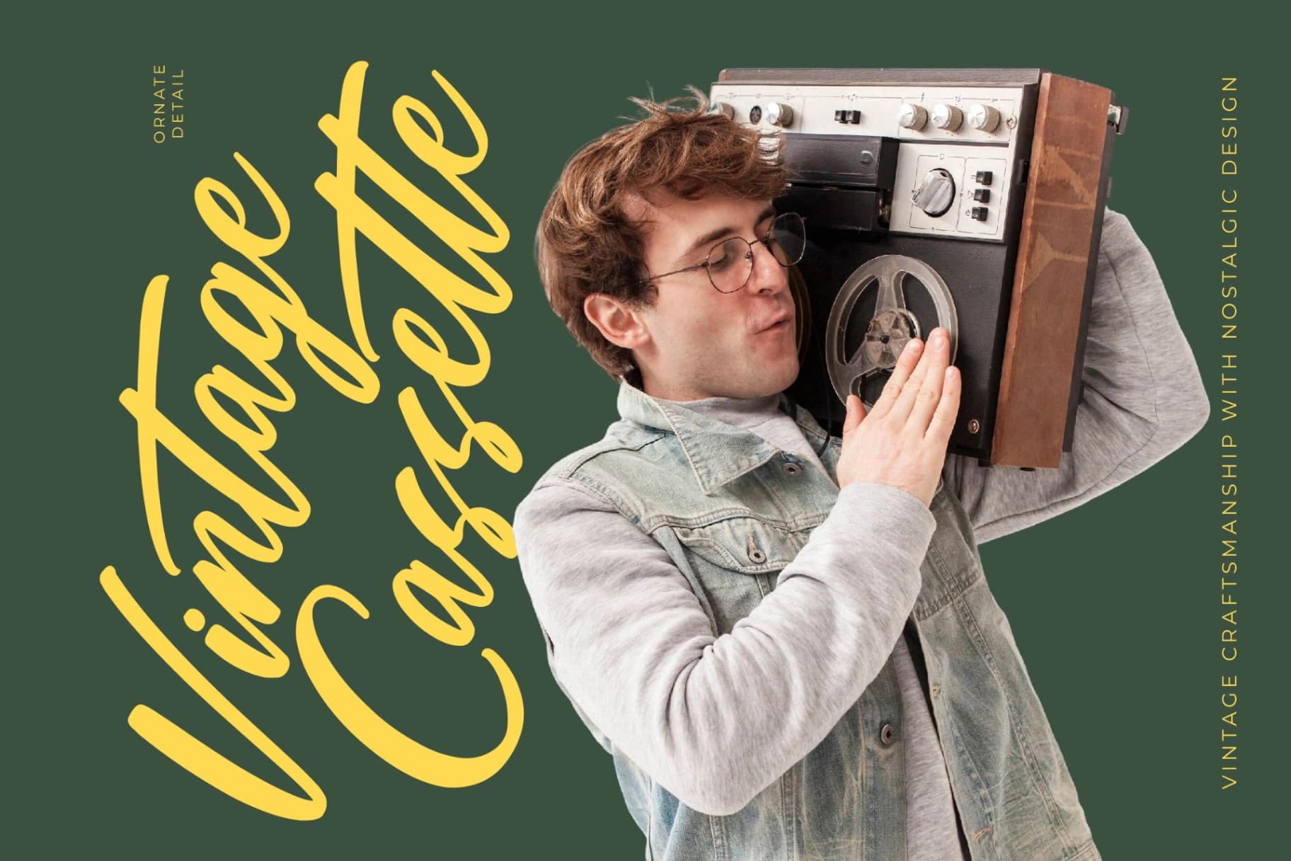 Preview 2 for Stylish Rackets – Beautiful Handwritten Font