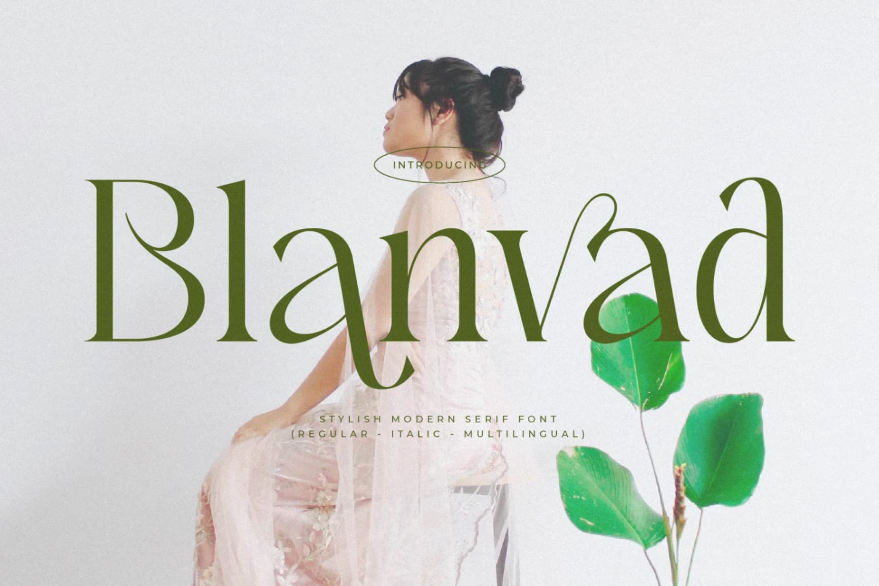 Preview 1 for Blanvad - Stylish Modern Serif