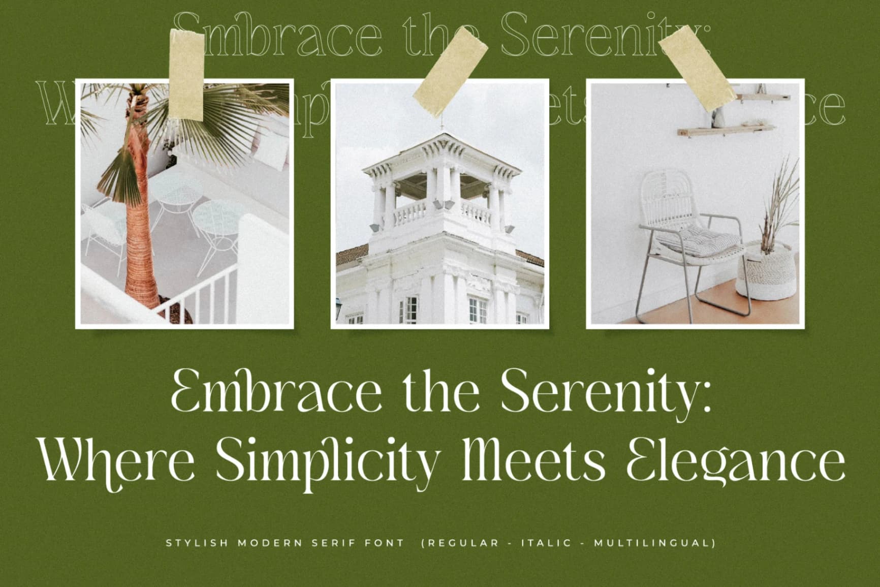 Preview 12 for Blanvad - Stylish Modern Serif