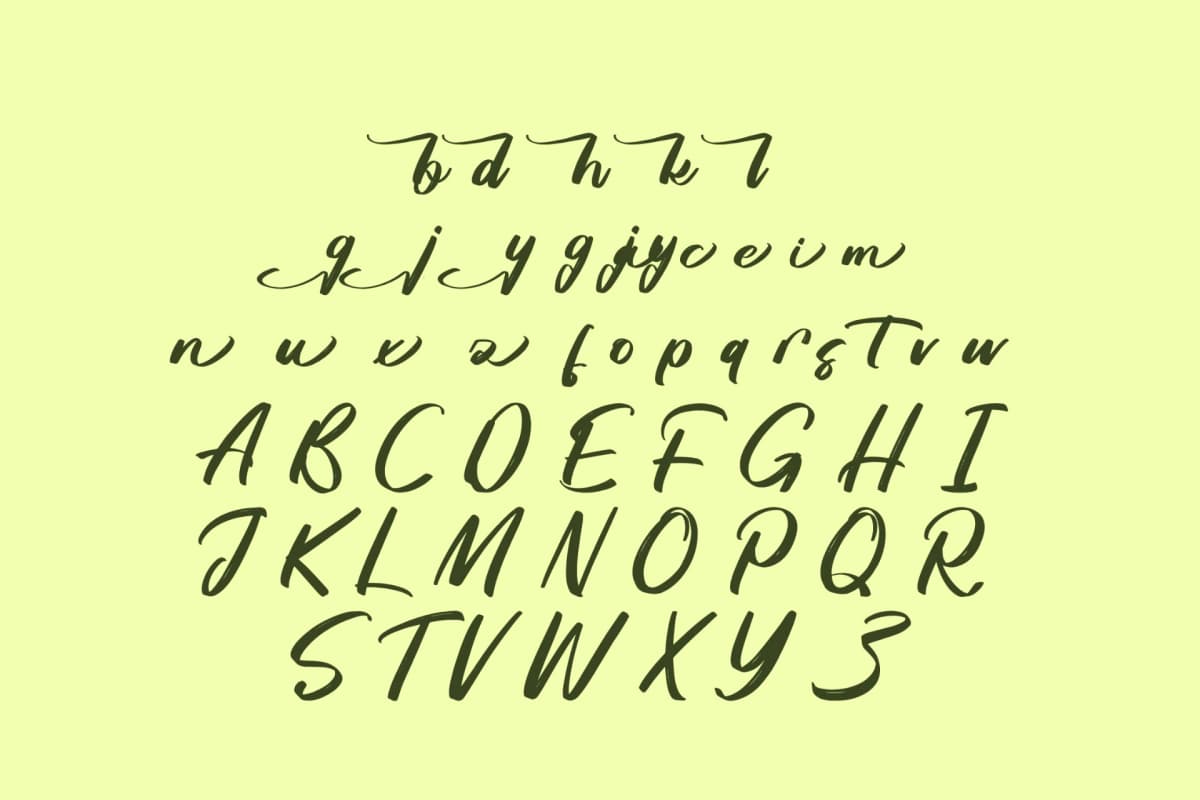 Preview 10 for Breatheasy – Modern Brush Font Type