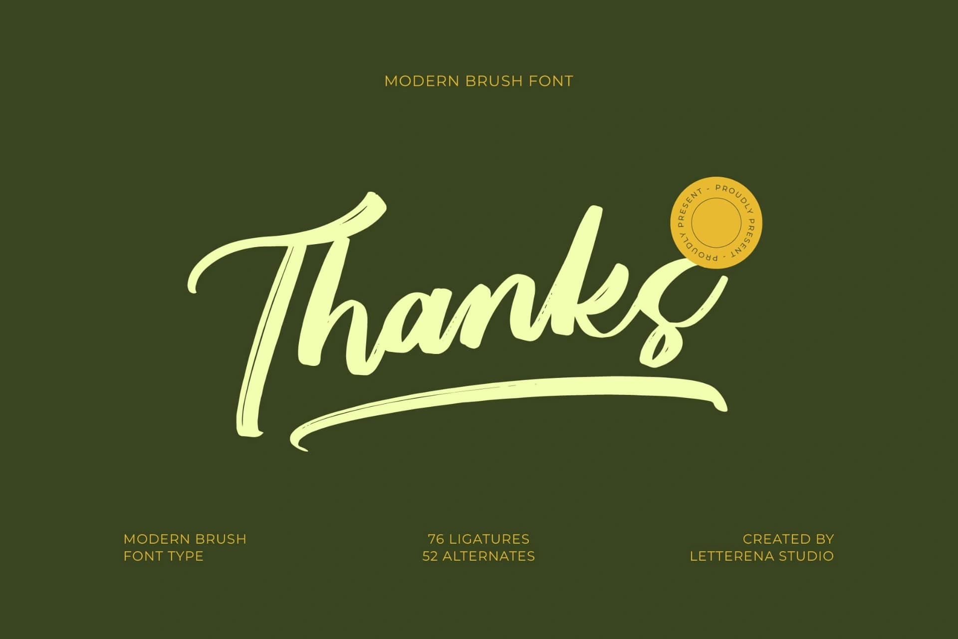Preview 15 for Breatheasy – Modern Brush Font Type