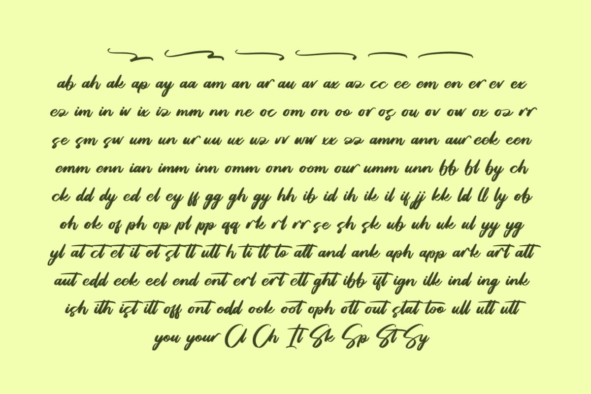 Preview 14 for Breatheasy – Modern Brush Font Type