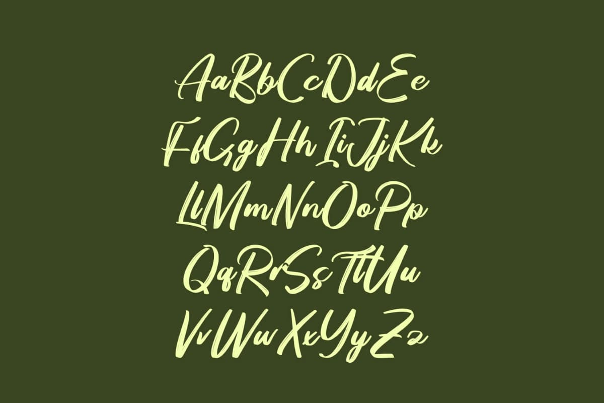 Preview 13 for Breatheasy – Modern Brush Font Type