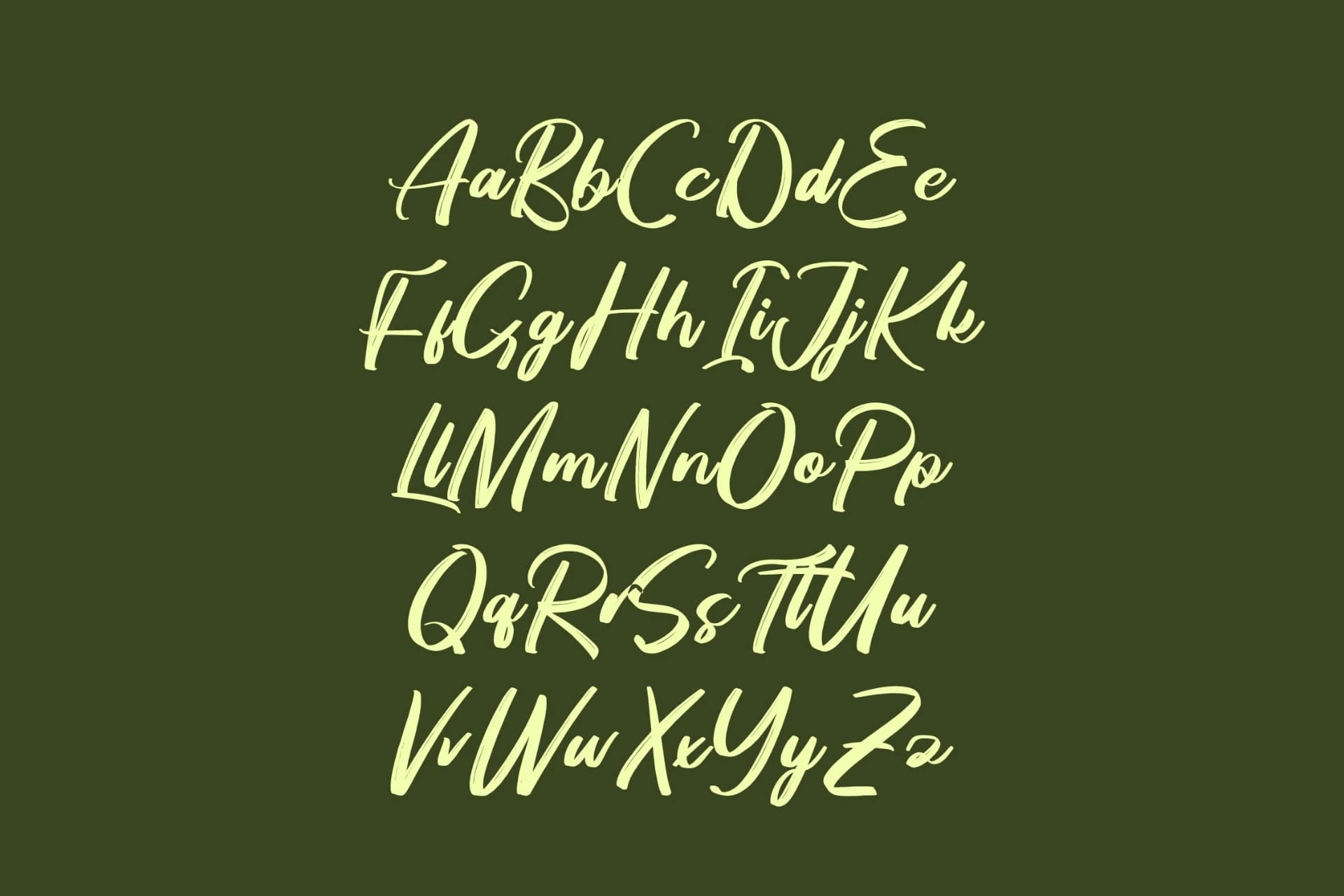 Preview 13 for Breatheasy – Modern Brush Font Type