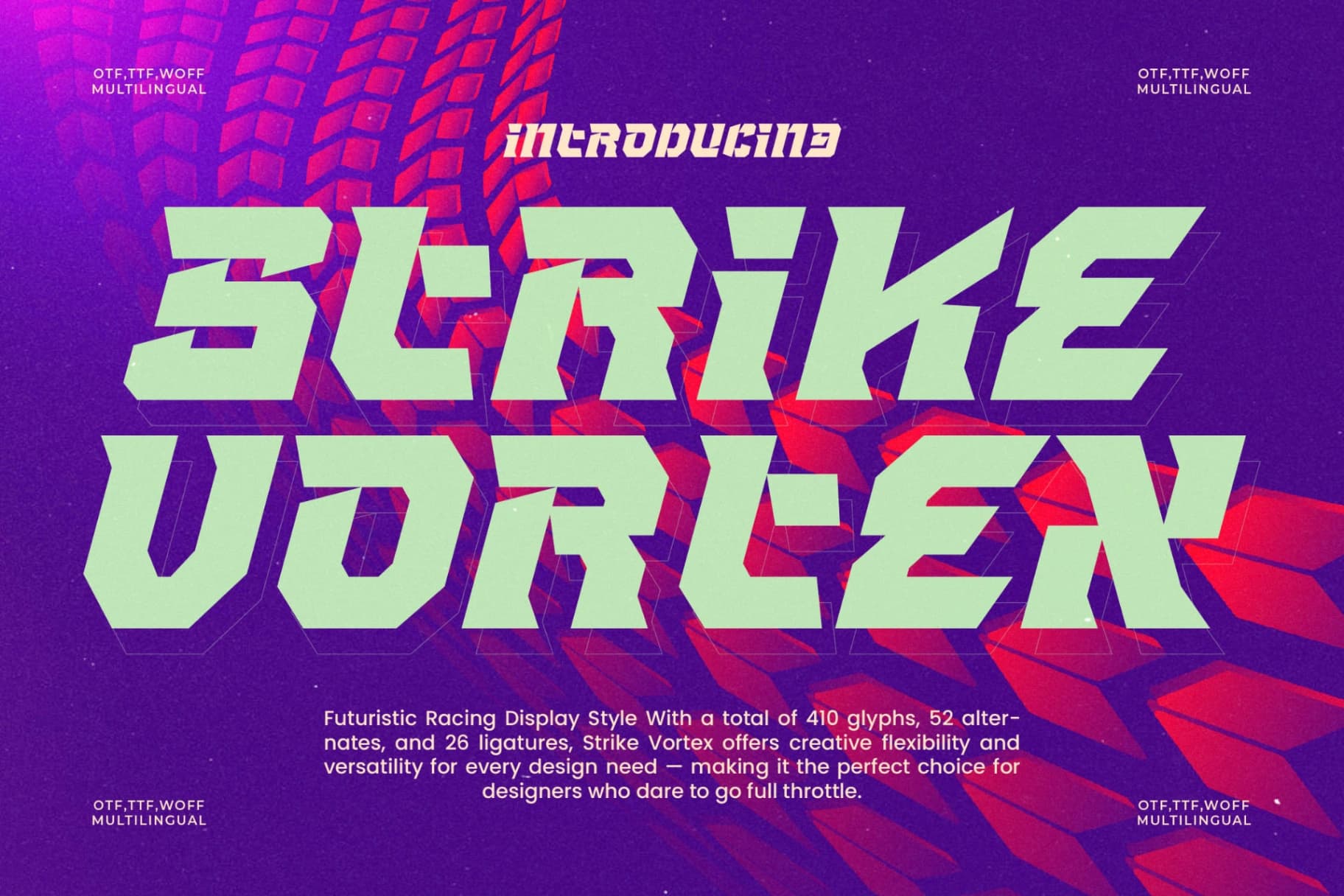 Preview 1 for Strike Vortex - Futuristic Racing Display