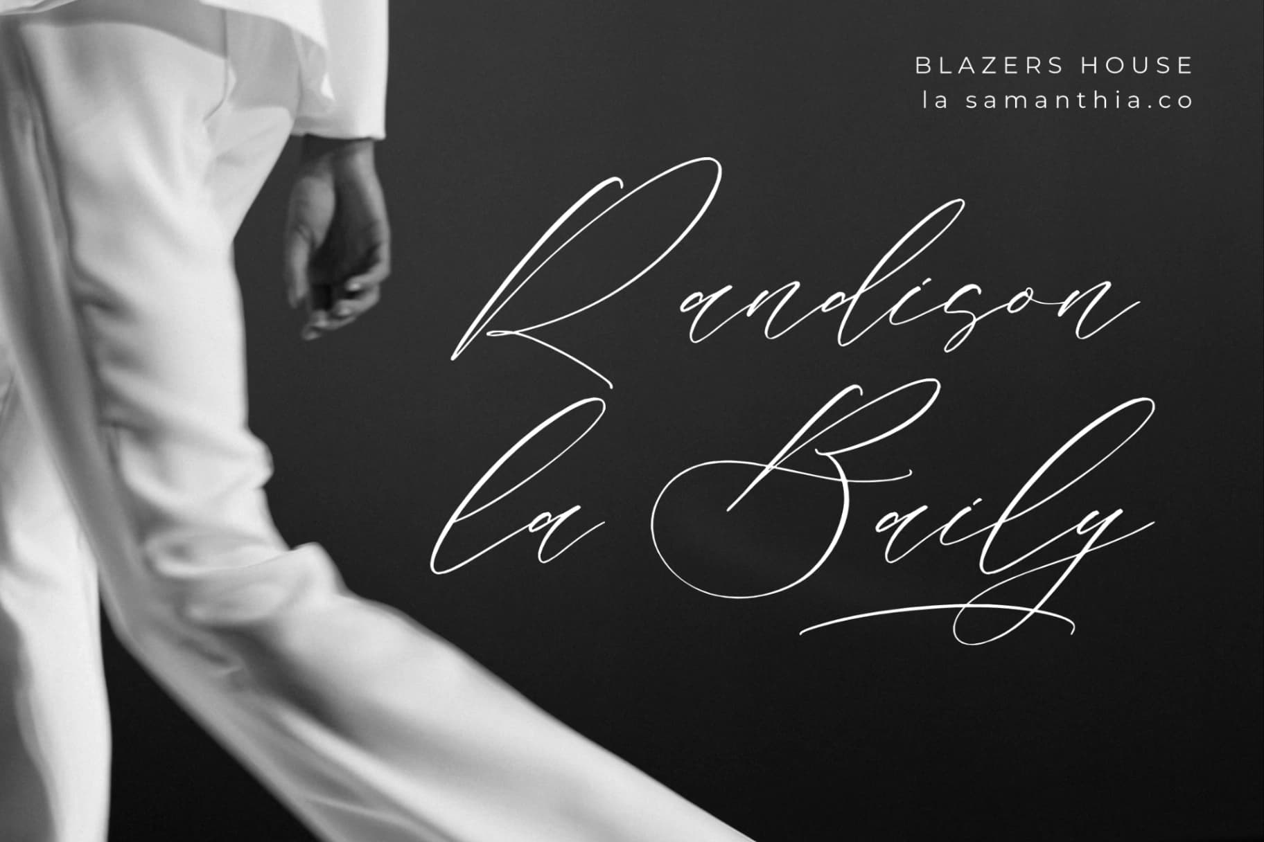 Preview 9 for Liontinela Realise - Chic Calligraphy Font