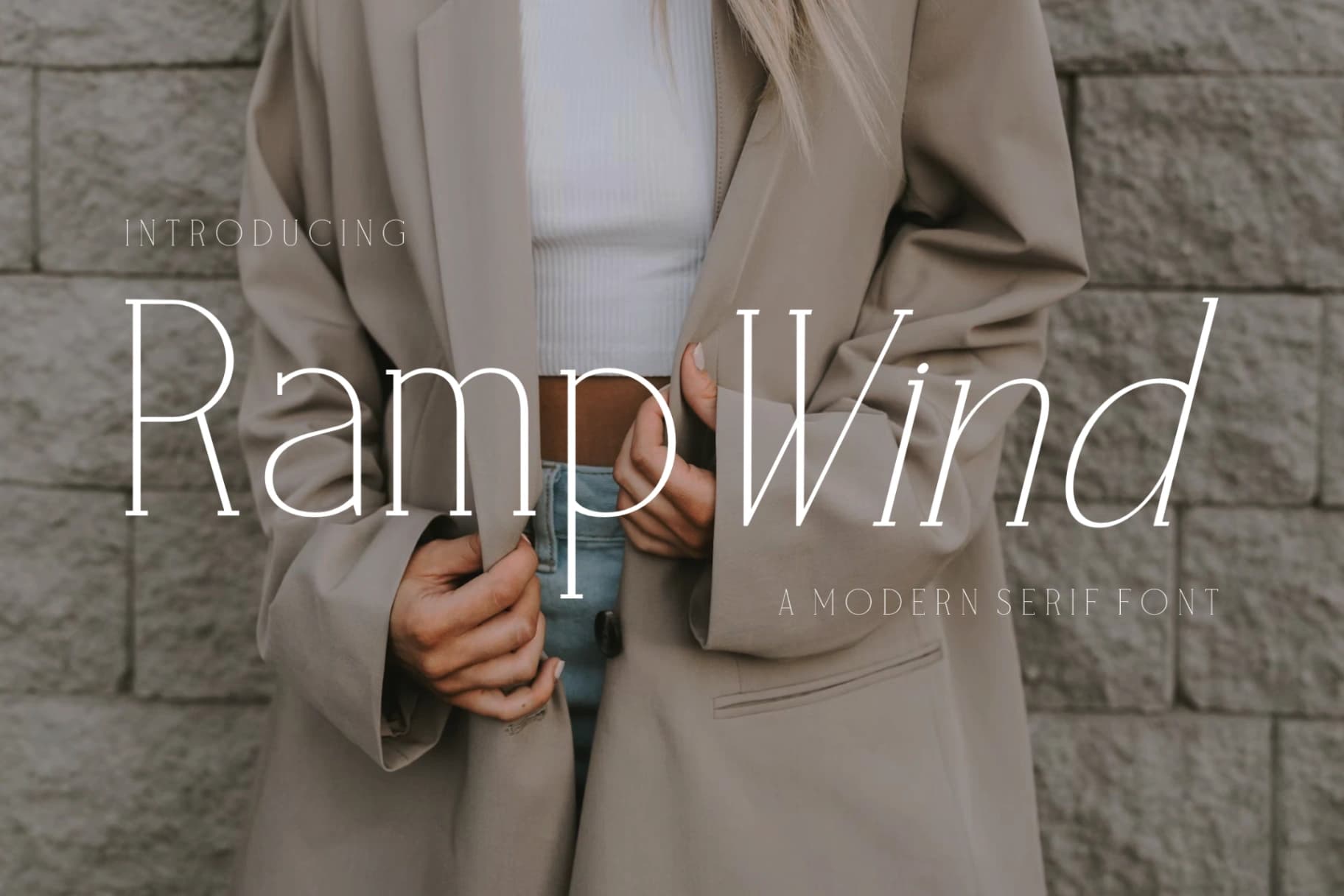 Preview 1 for Rampwind - Modern Serif Font