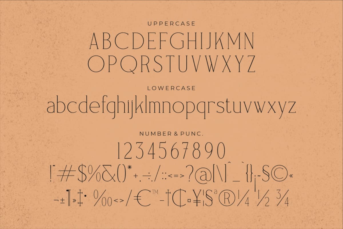 Rampwind - Modern Serif Font font preview 12