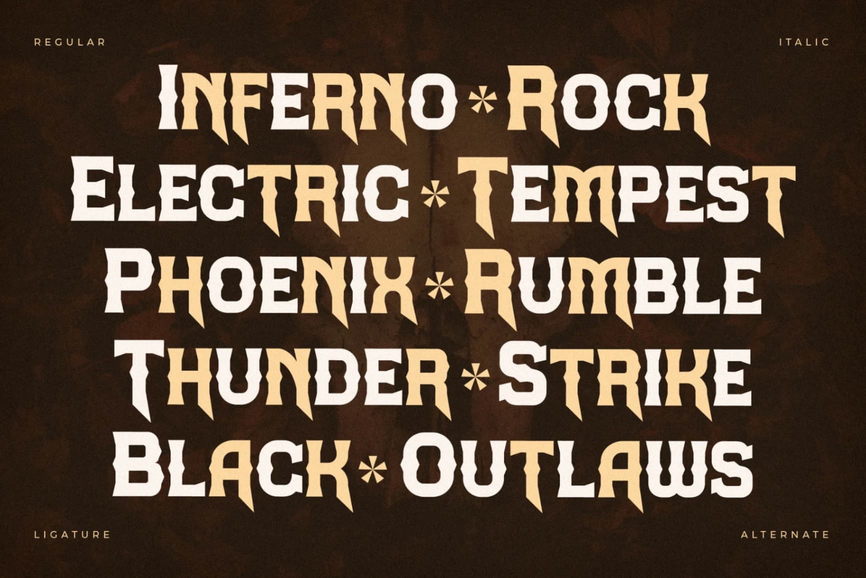 Preview 5 for Midnight Blackfire - Blackletter Serif Display Font