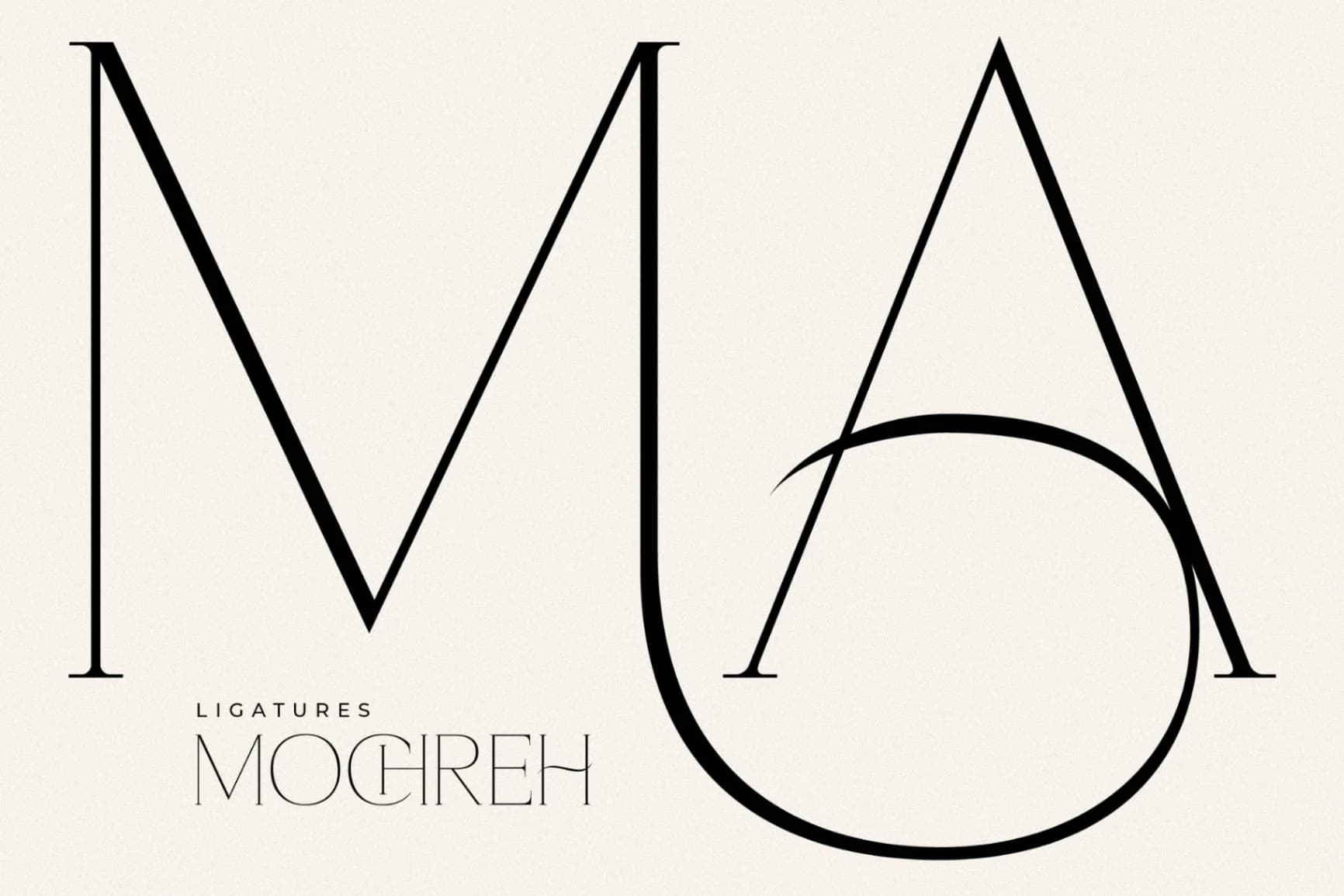 Preview 7 for Mochreh - New Display Serif Font