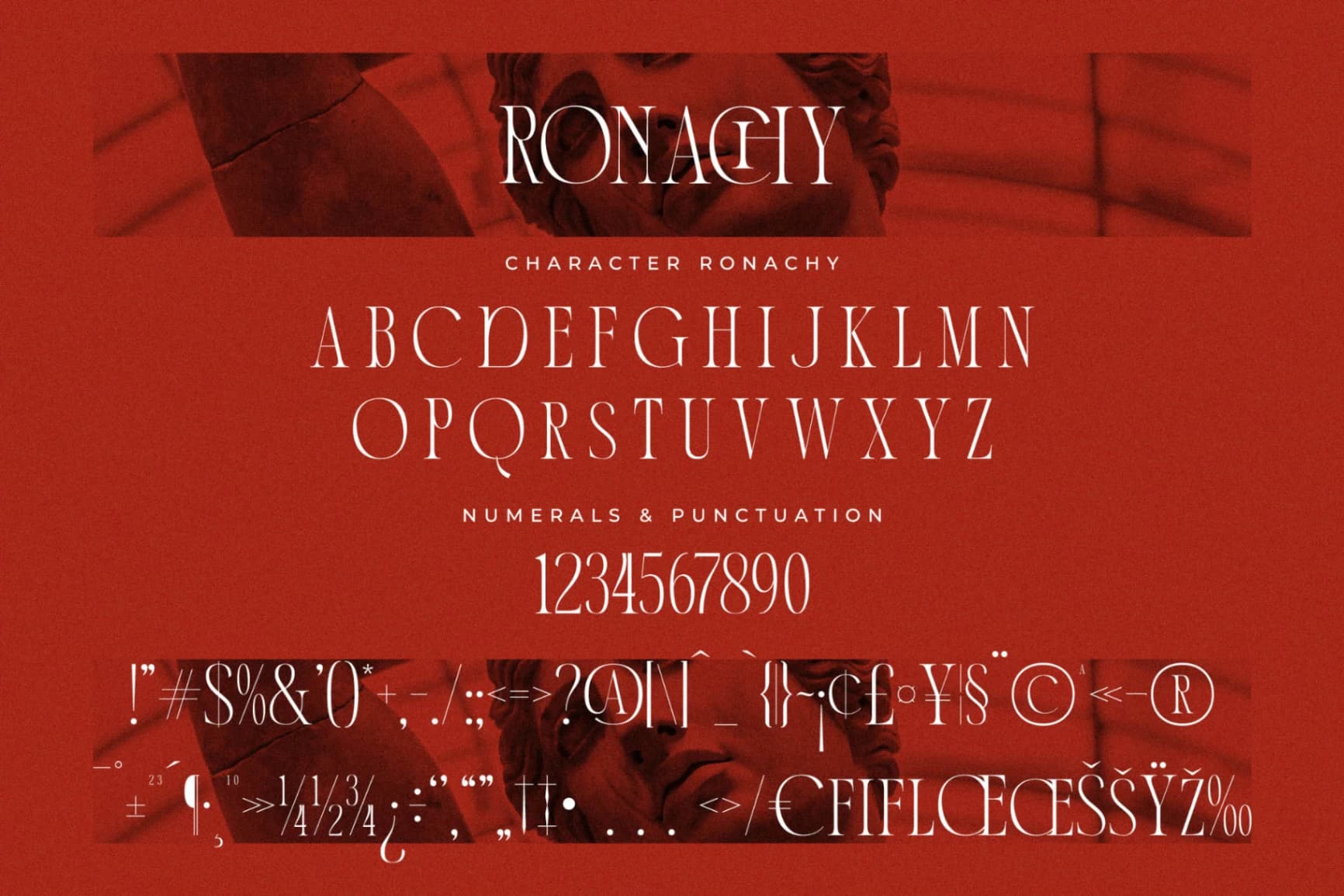 Preview 13 for Ronachy - A Display Serif Font