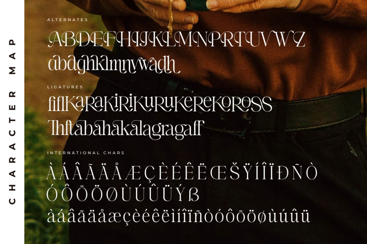 Preview 14 for Viagram - Modern Serif Font