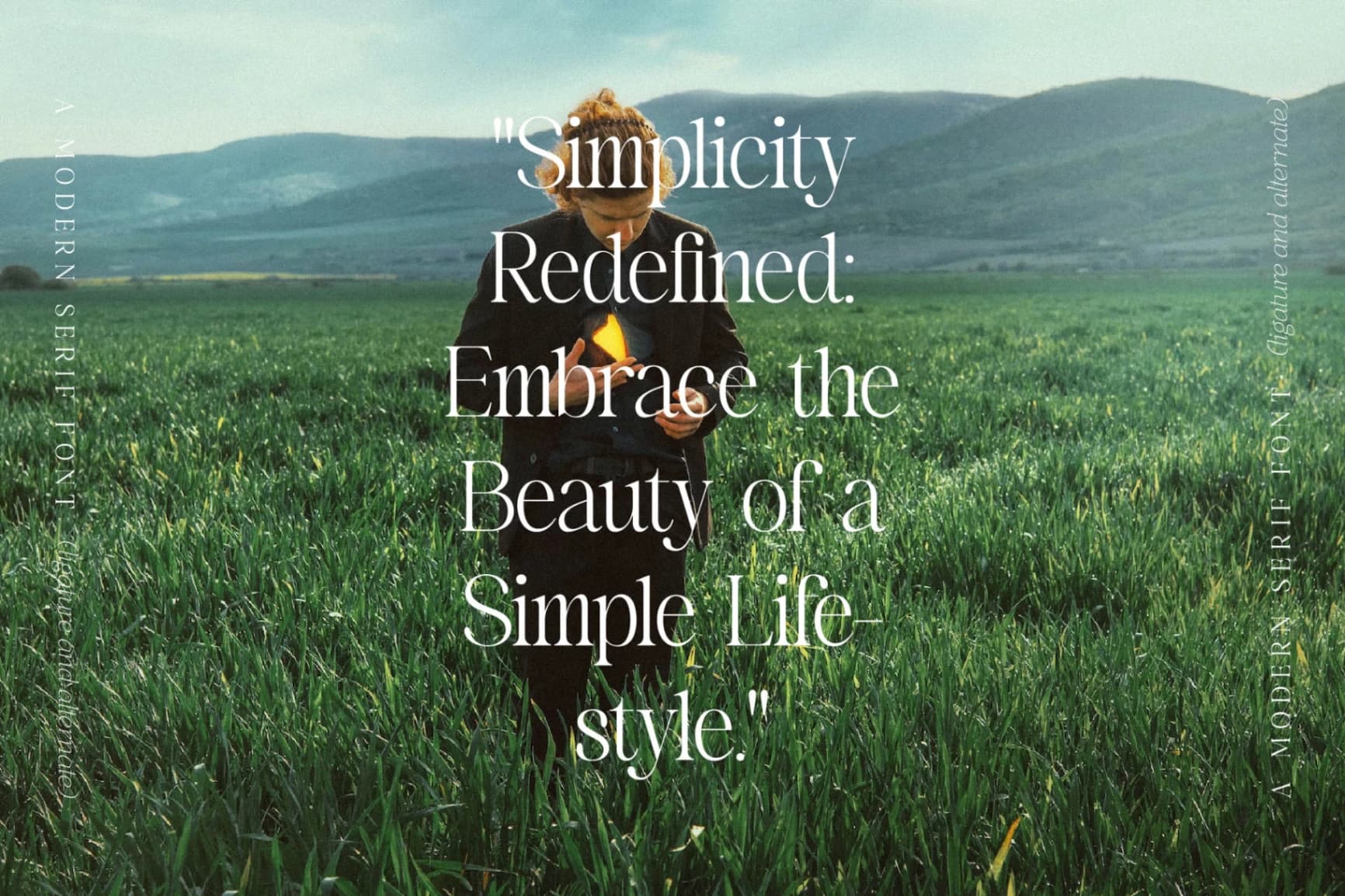 Preview 3 for Viagram - Modern Serif Font