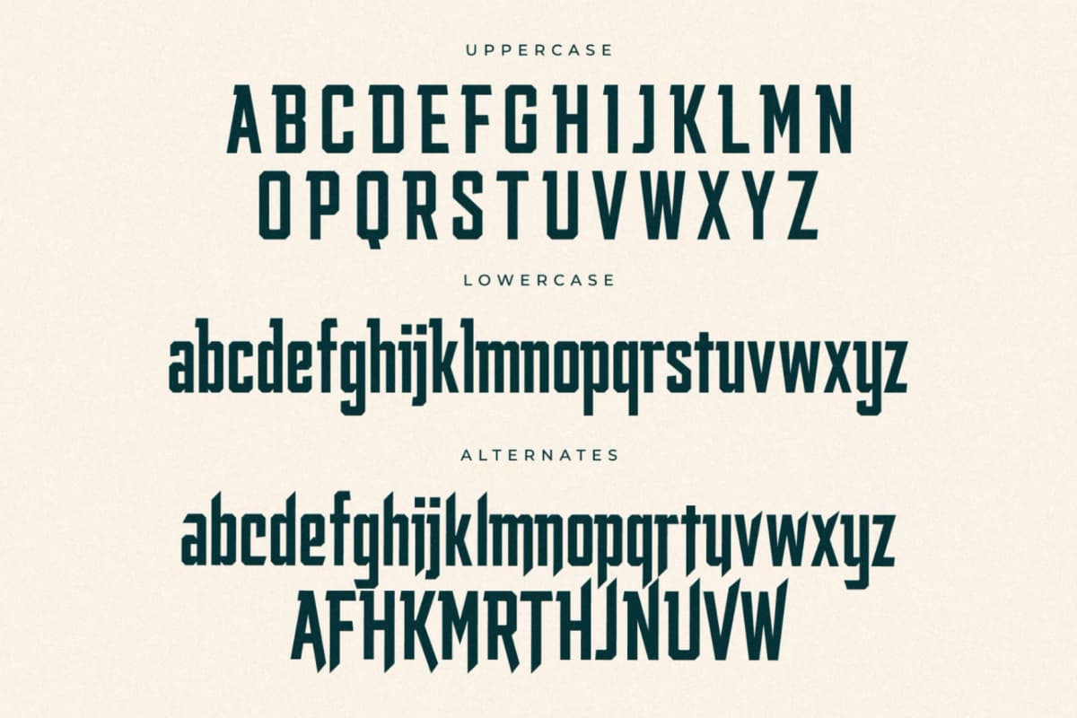 Smith Buck - Modern Sans Serif font preview 13