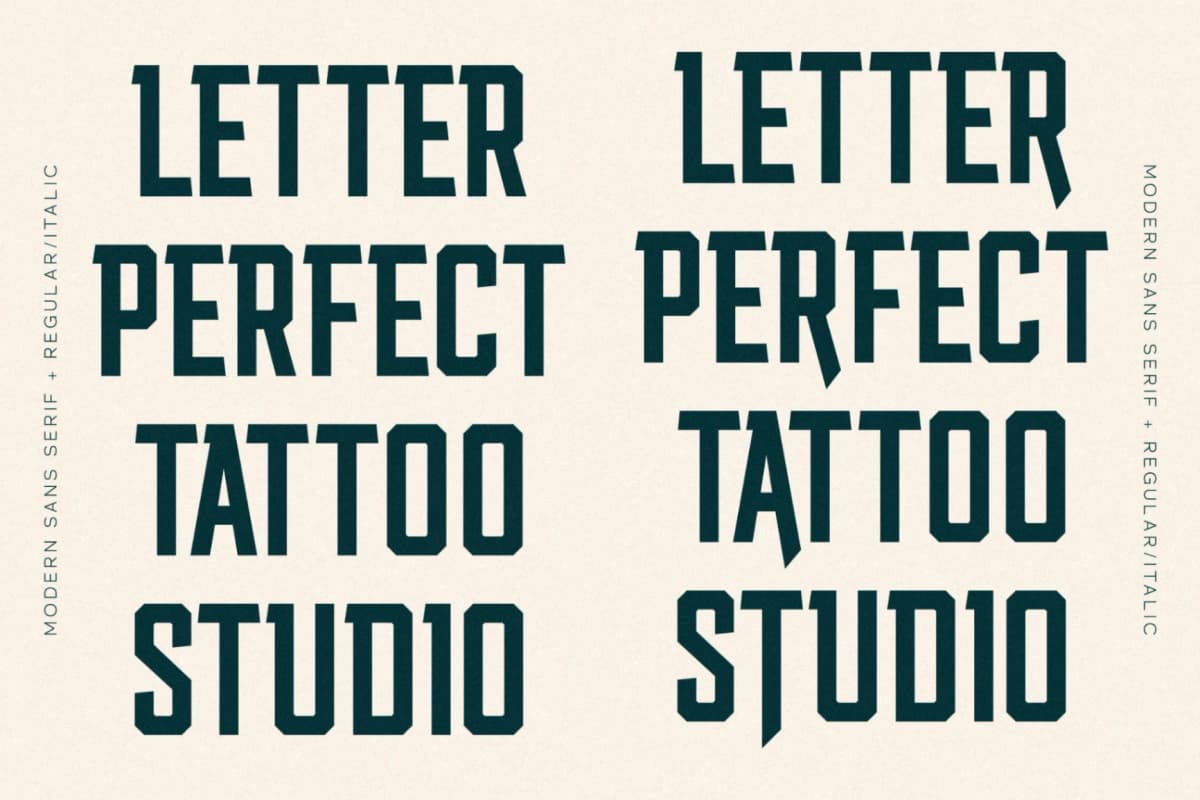 Smith Buck - Modern Sans Serif font preview 7