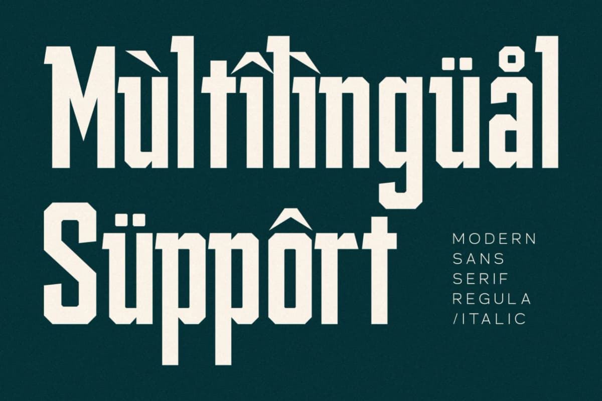 Smith Buck - Modern Sans Serif font preview 12