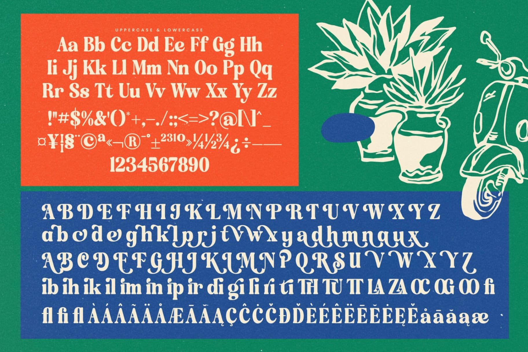 Preview 15 for Classica Motion - Decorative Serif Font