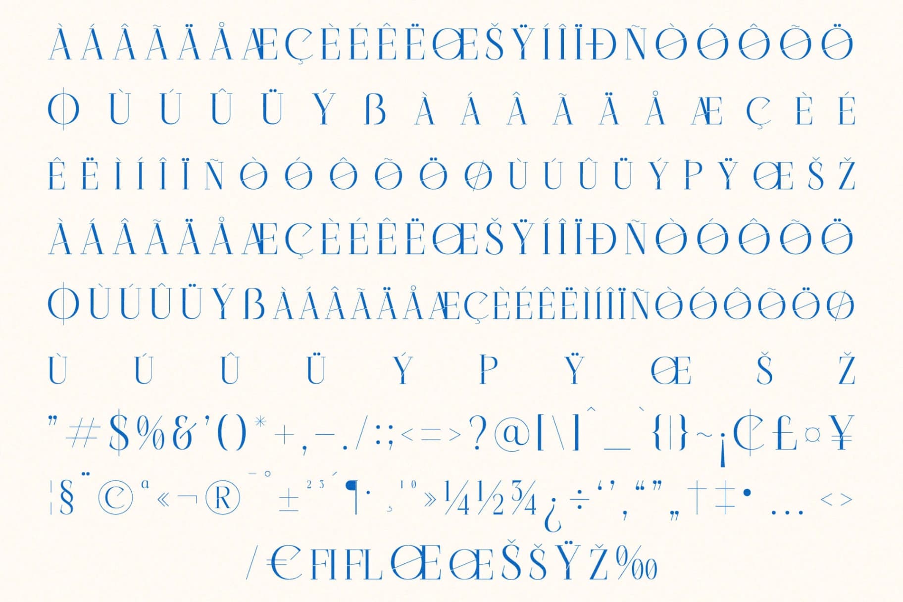 Preview 14 for Cisnero - A New Display Font