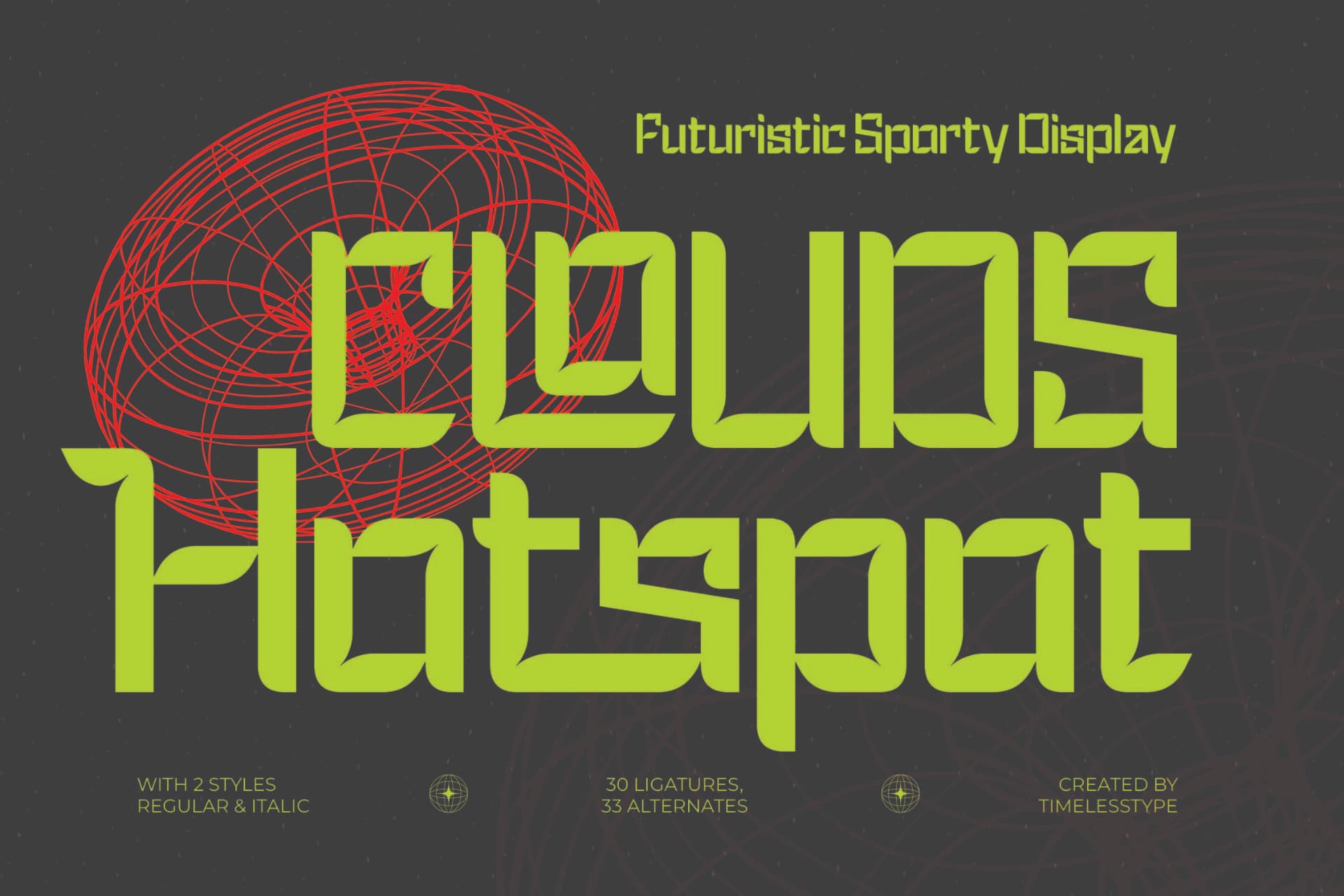 Preview 1 for Clouds Hotspot - Futuristic Sporty Display