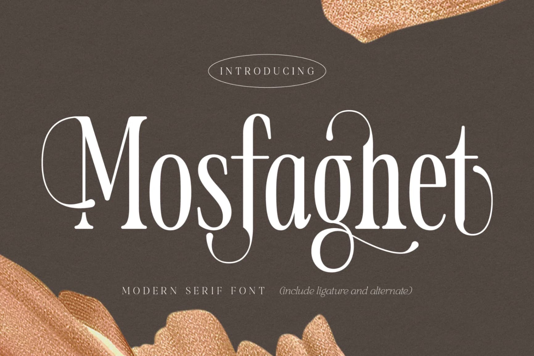 Preview of Mosfaghet - Modern Serif Font font