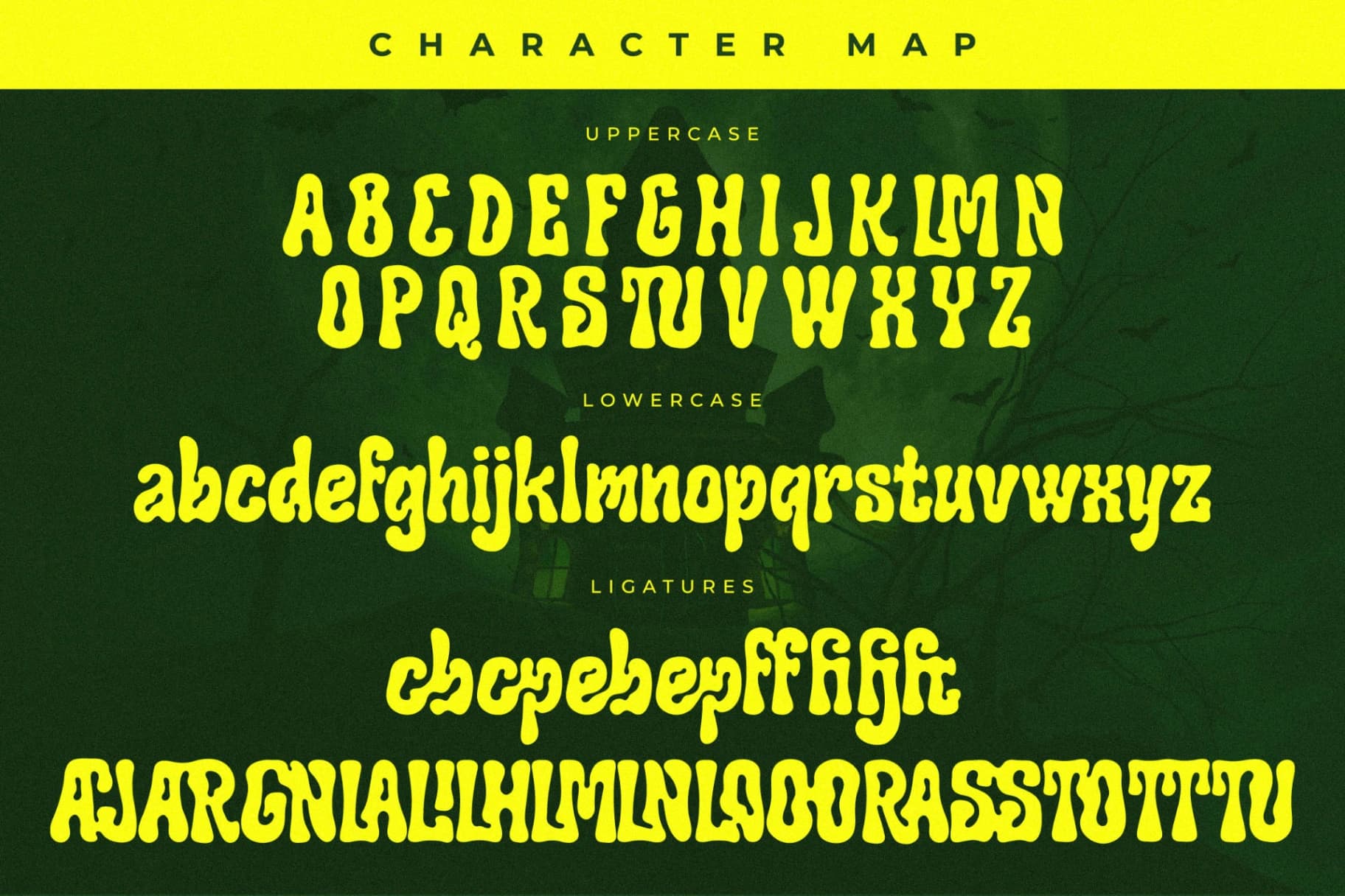 Preview 13 for Foresto Creepy - Halloween Font