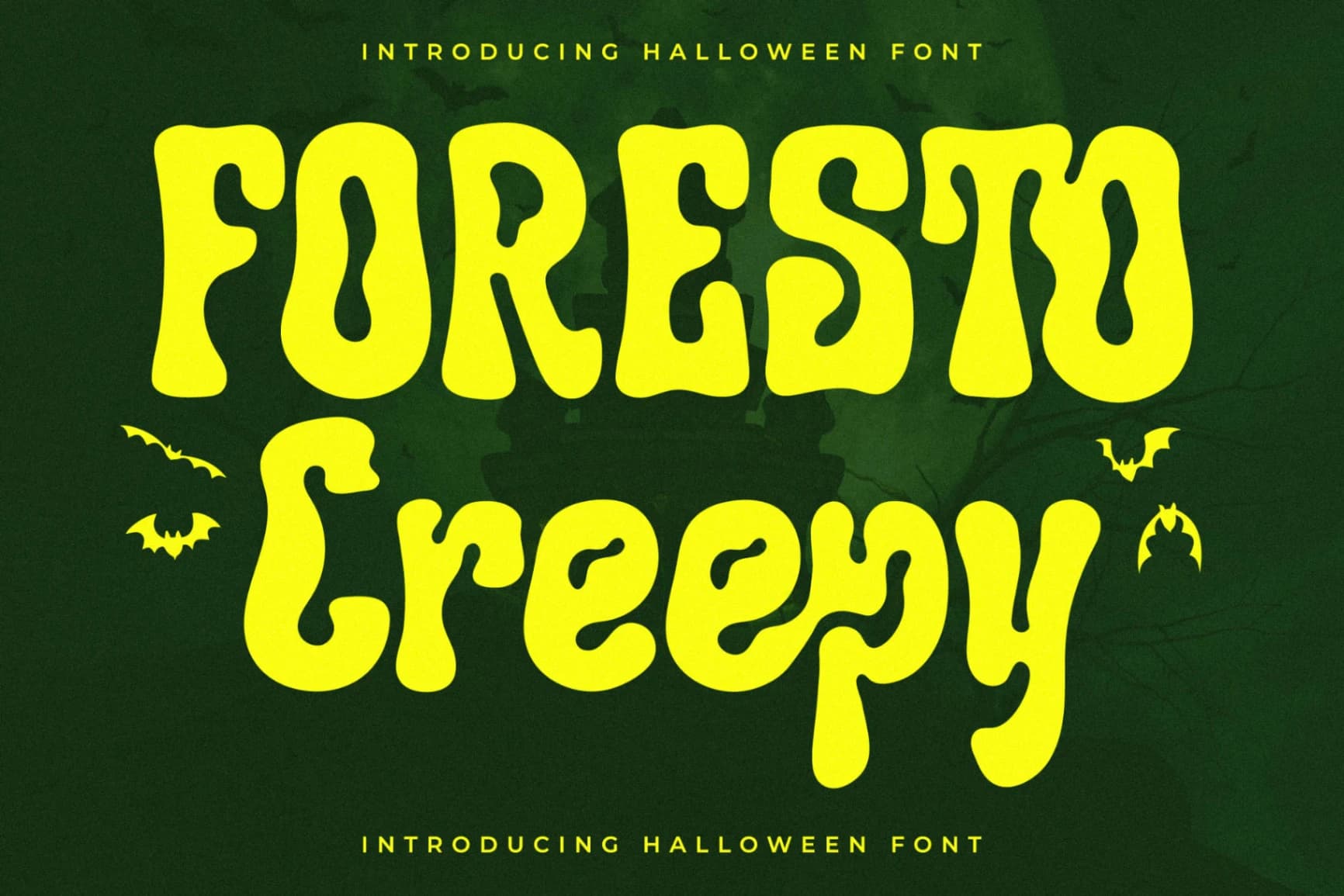 Preview of Foresto Creepy - Halloween Font font