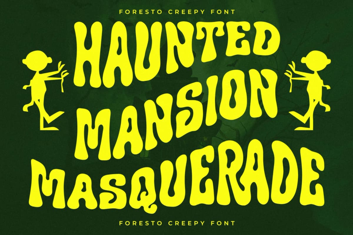 Foresto Creepy - Halloween Font font preview 7