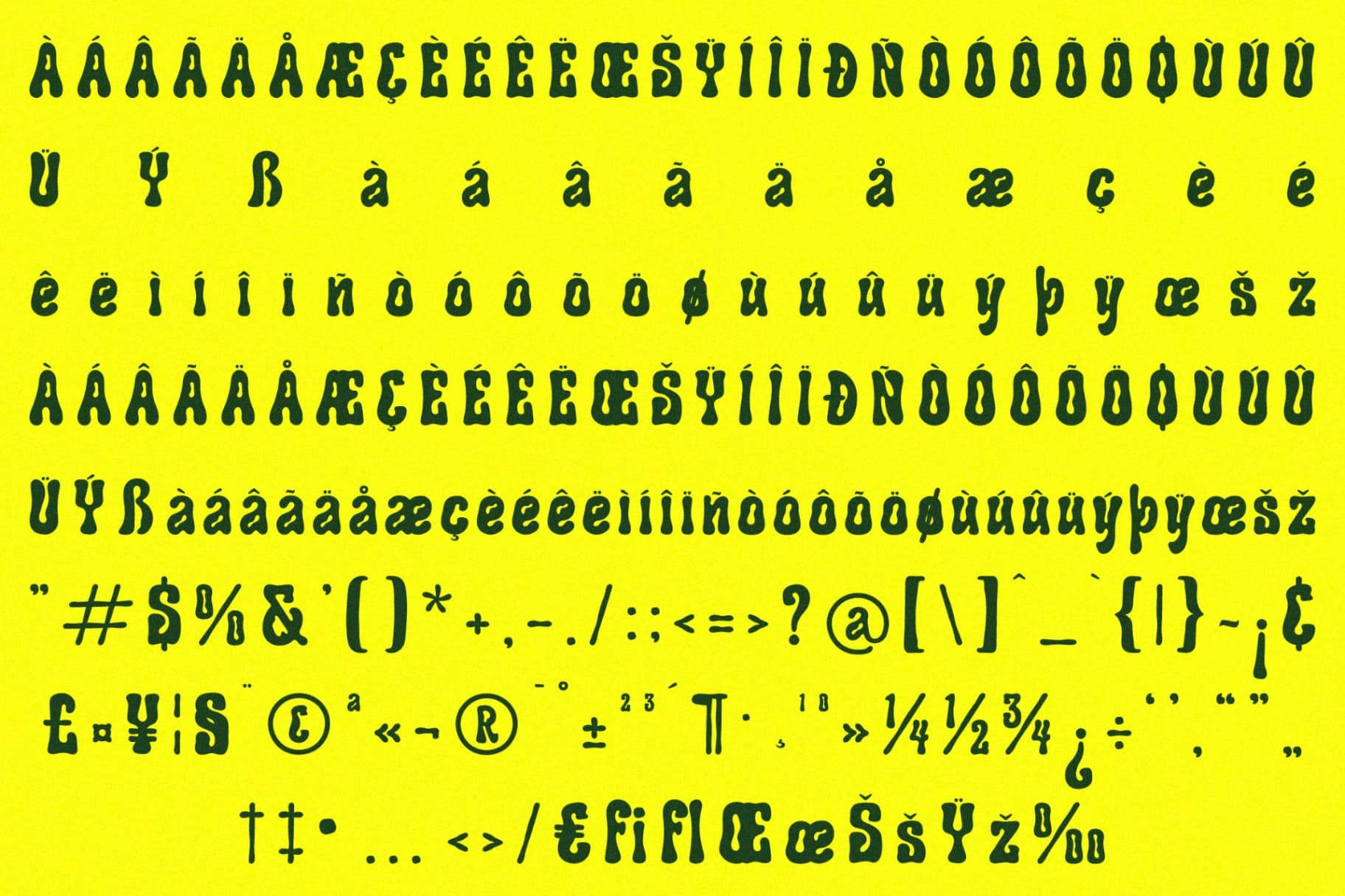 Preview 14 for Foresto Creepy - Halloween Font