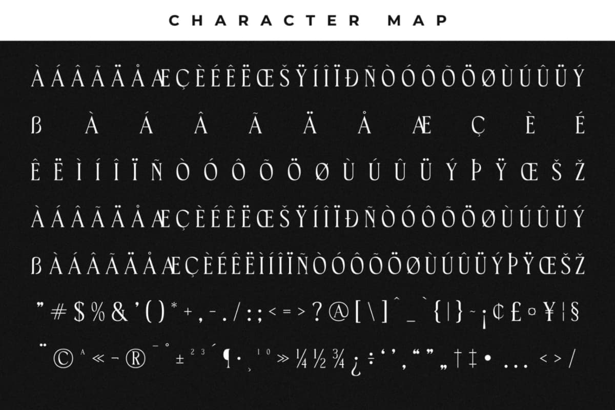 Horge - A Display Serif Font font preview 15
