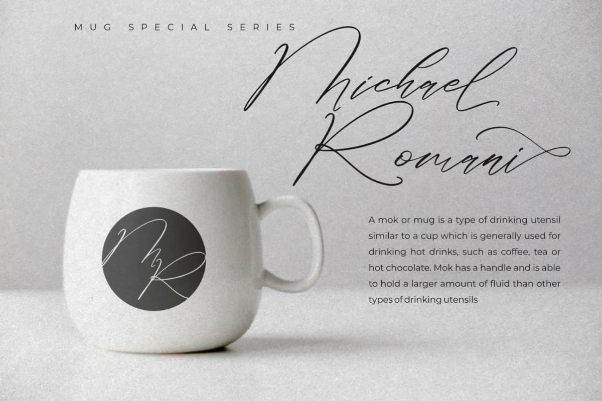 Classthy Theriond - Chic Calligraphy Font font preview 5