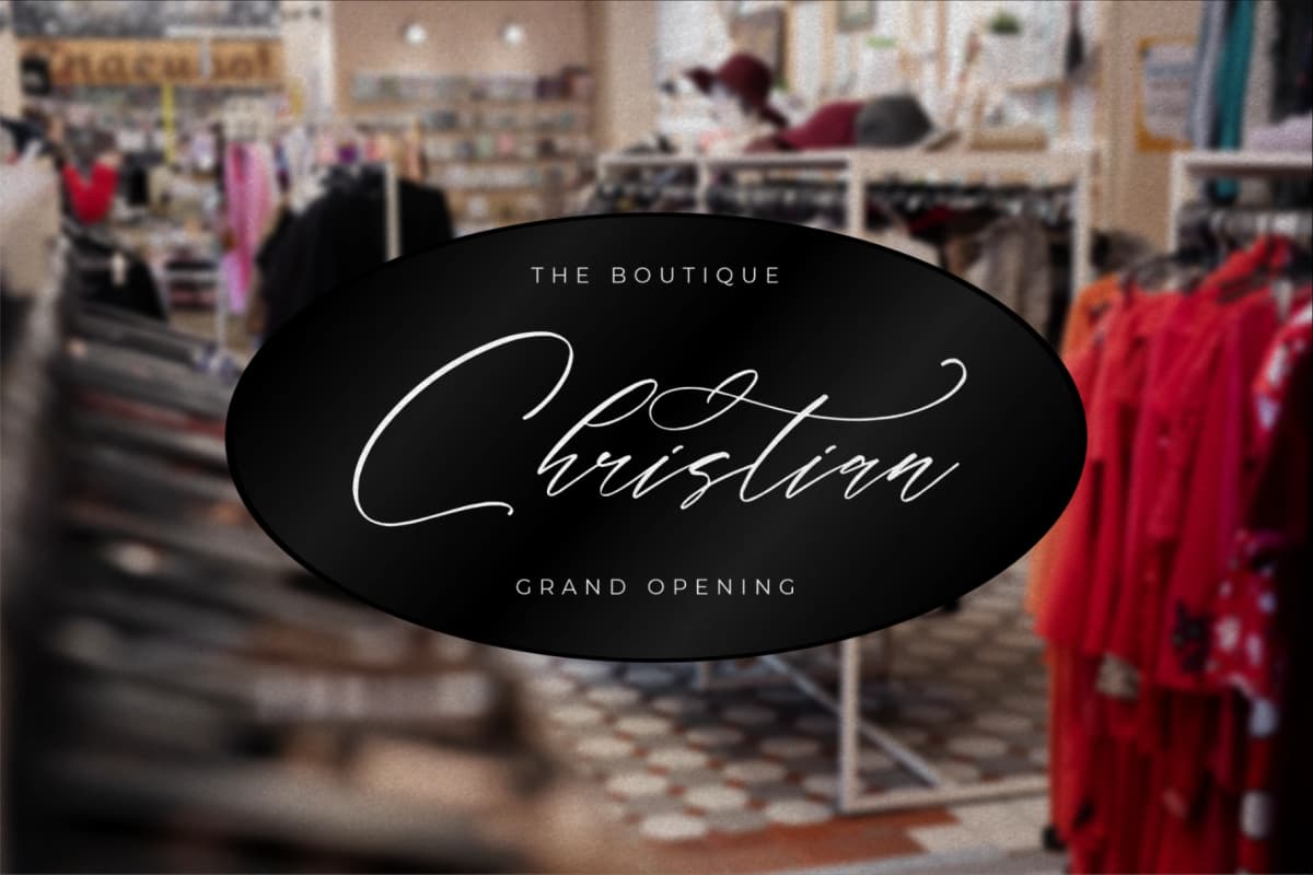 Classthy Theriond - Chic Calligraphy Font font preview 9