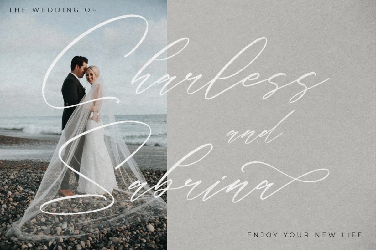 Preview 3 for Classthy Theriond - Chic Calligraphy Font