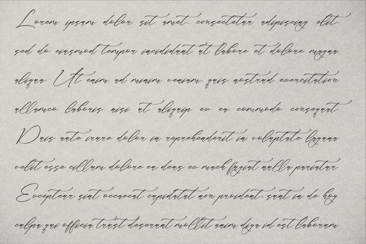 Preview 8 for Classthy Theriond - Chic Calligraphy Font