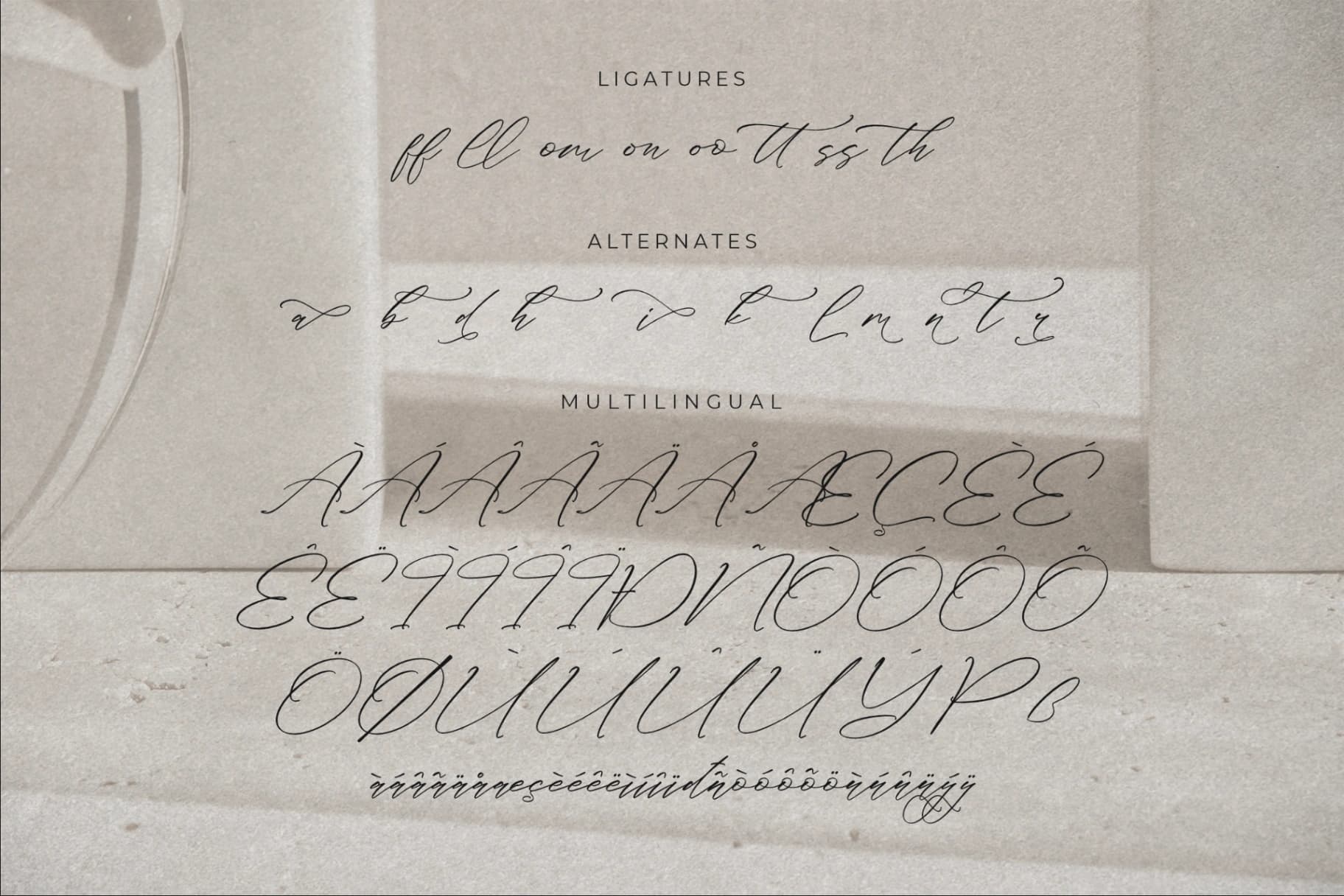Preview 14 for Classthy Theriond - Chic Calligraphy Font