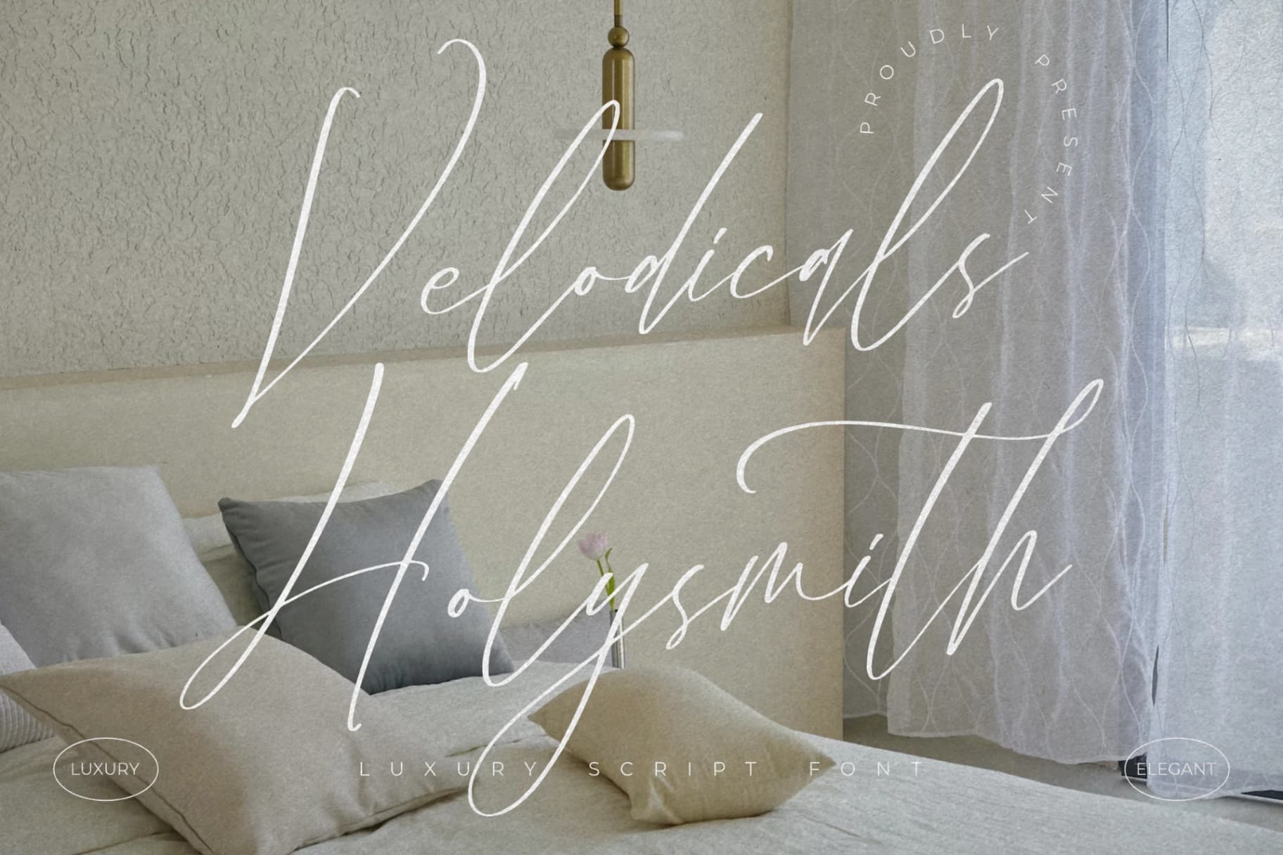 Preview of Velodicals Holysmith - Luxury Script Font font