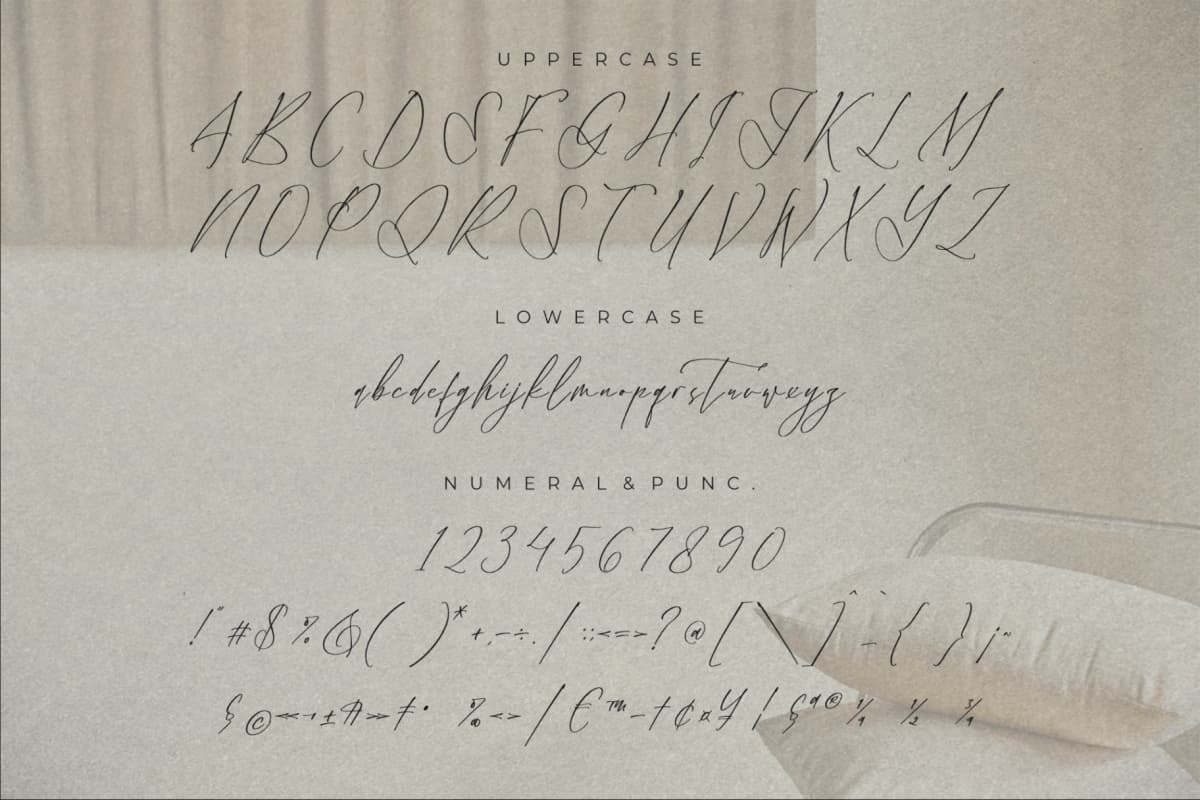 Velodicals Holysmith - Luxury Script Font font preview 13