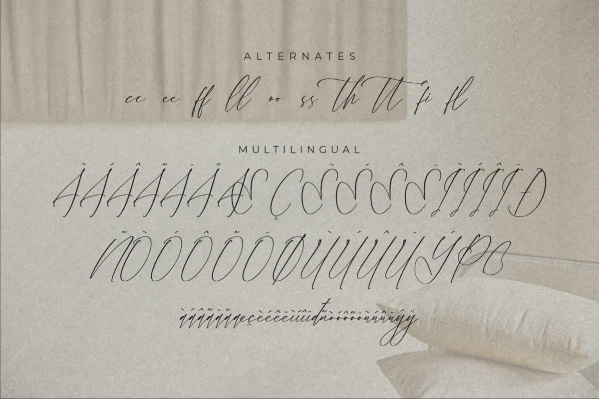 Velodicals Holysmith - Luxury Script Font font preview 14