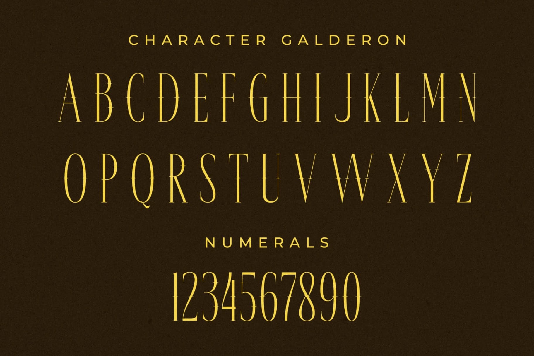 Preview 13 for Galderon - A Display Serif Font
