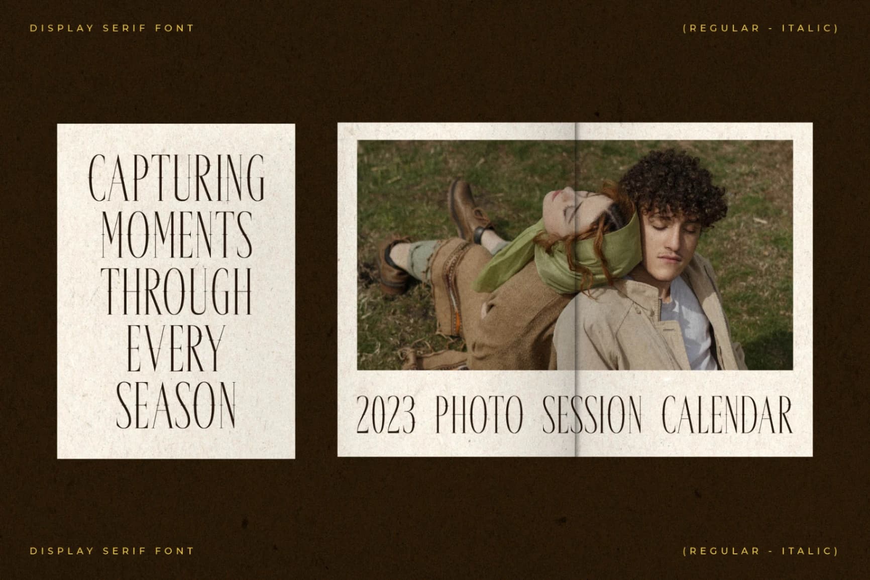 Preview 2 for Galderon - A Display Serif Font